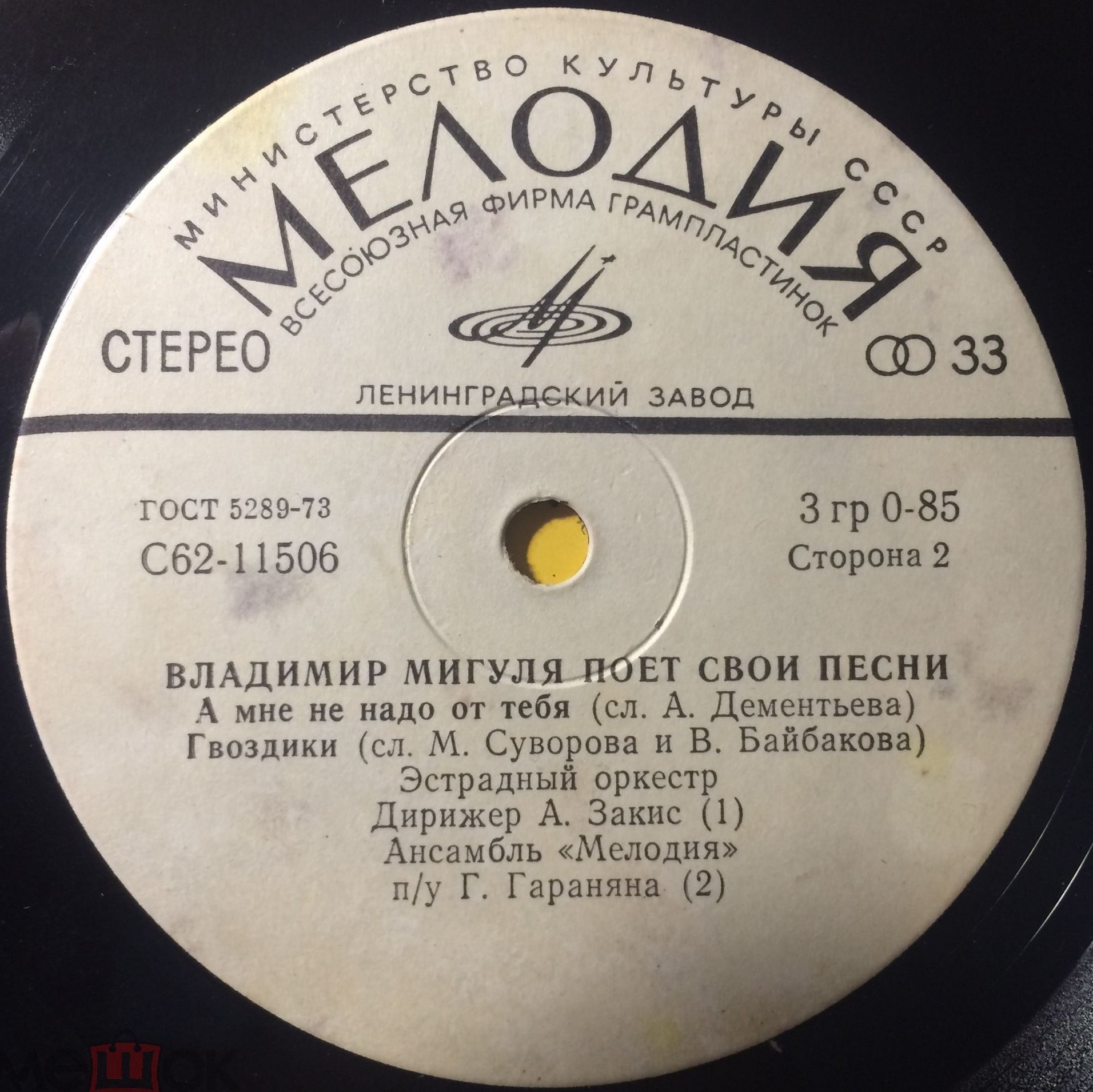 Владимир Мигуля поёт свои песни