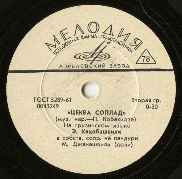 Э. Кацобашвили