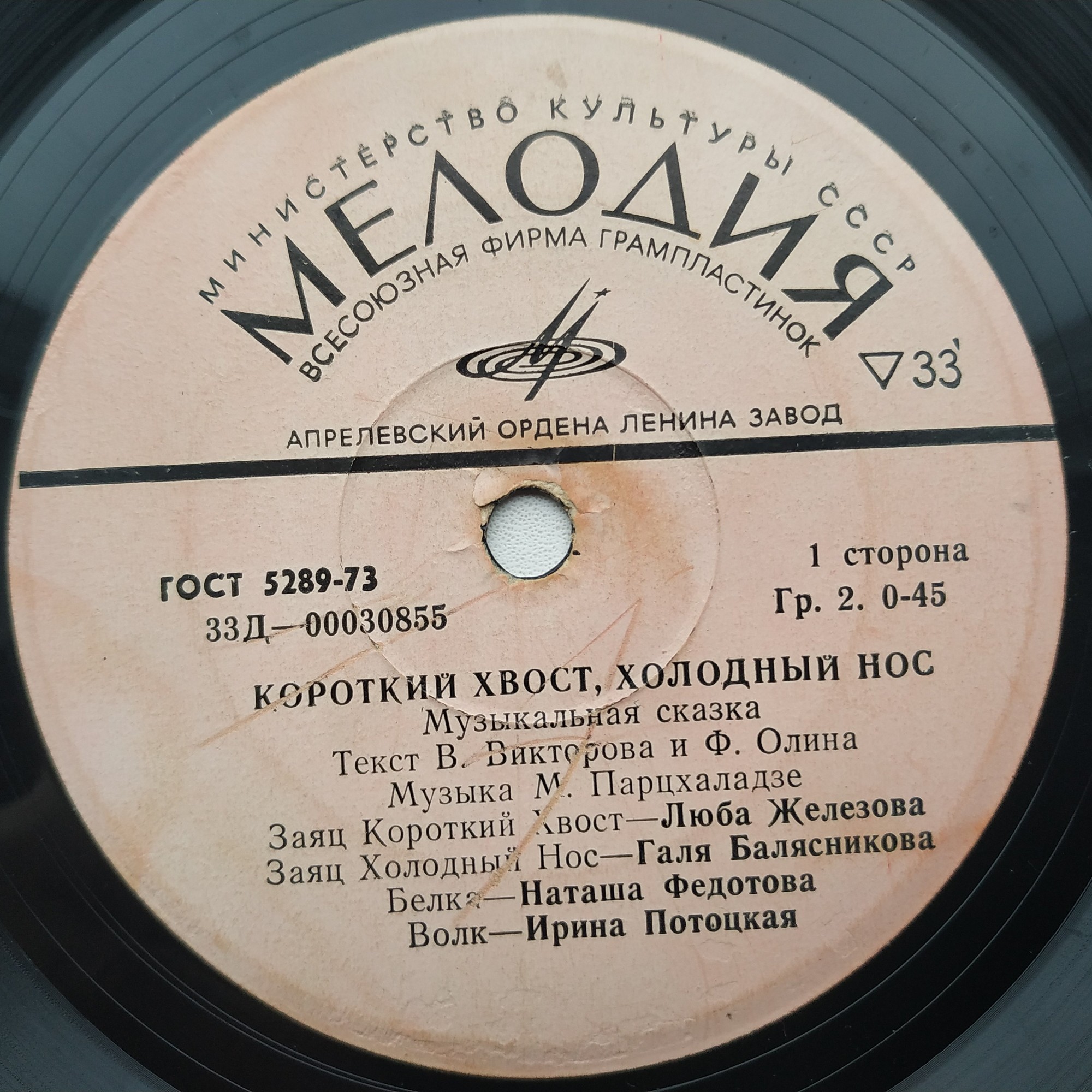 КОРОТКИЙ ХВОСТ, ХОЛОДНЫЙ НОС: музыкальная сказка М.Парцхаладзе