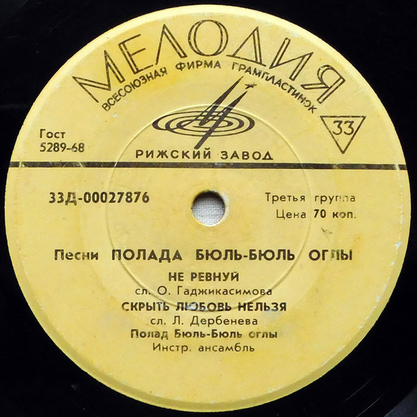 Песни Полада Бюль-Бюль оглы