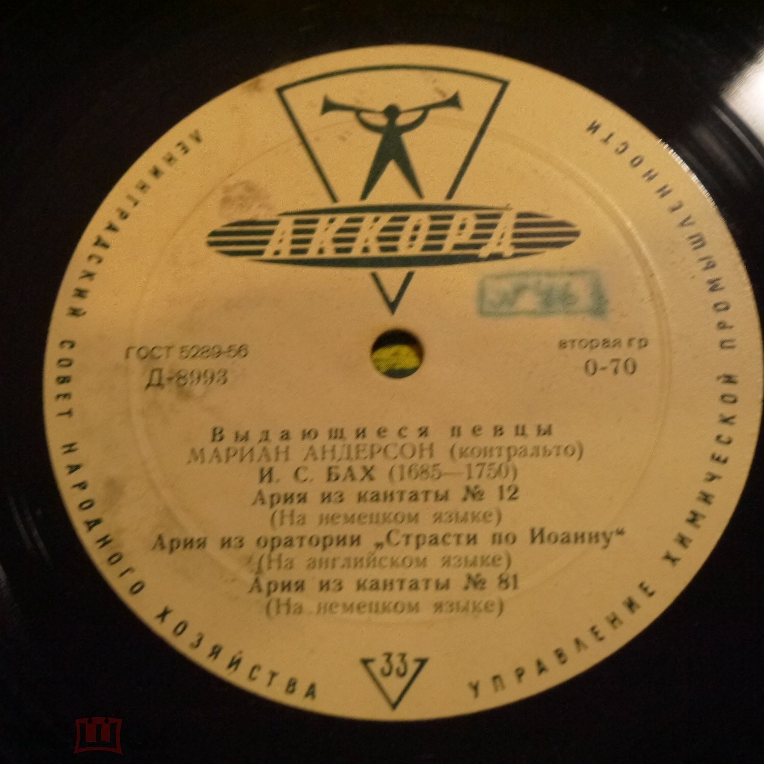 Мариан Андерсон (контральто)