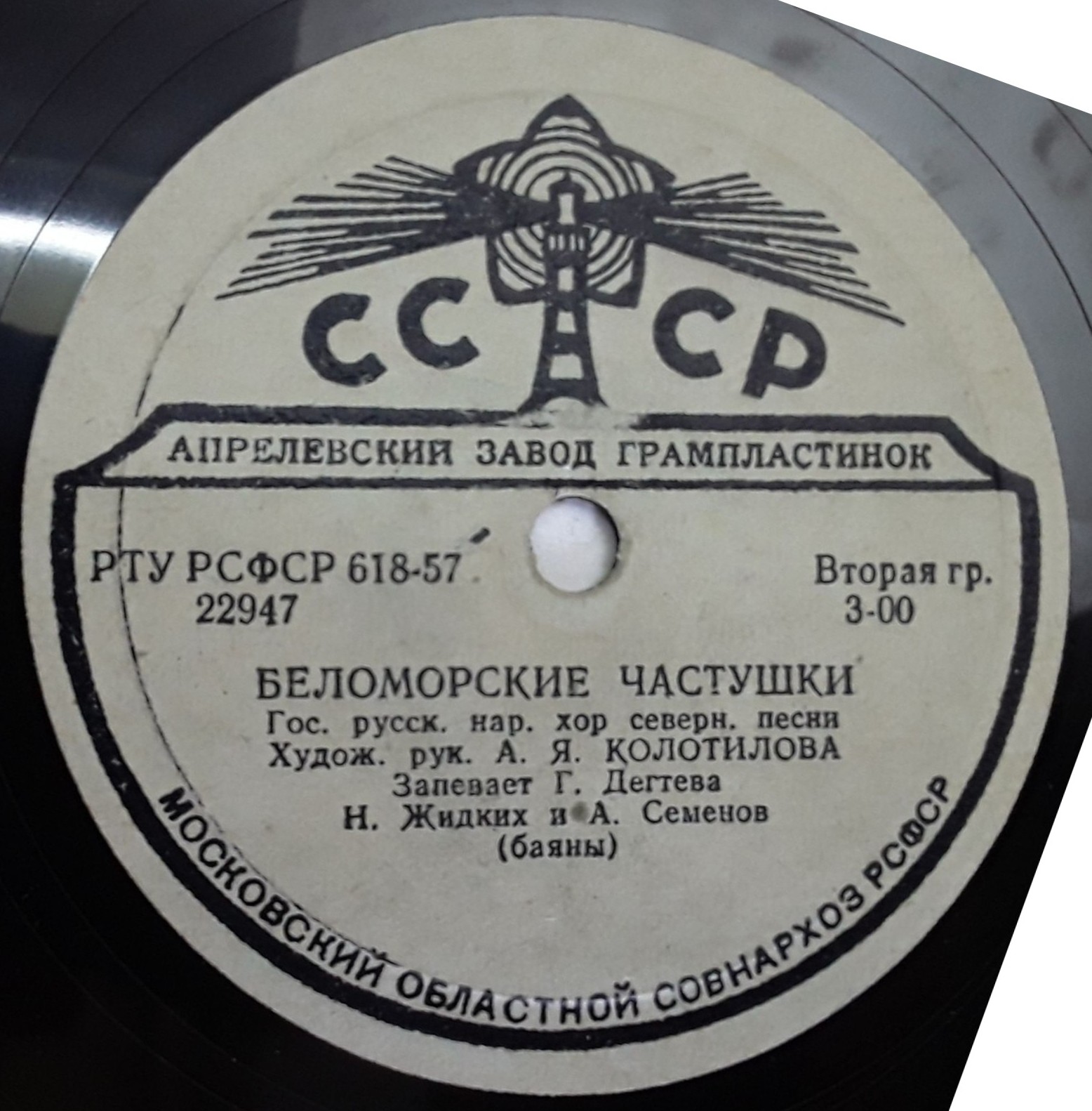 Государственный русский народный хор северной песни. Художественный руководитель Антонина Колотилова