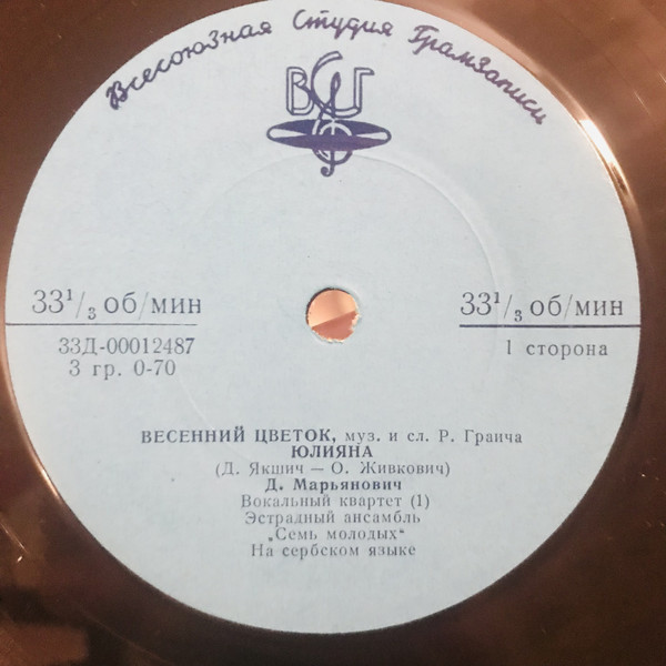 ЮГОСЛАВСКАЯ ЭСТРАДА (на сербохорватском яз.)
