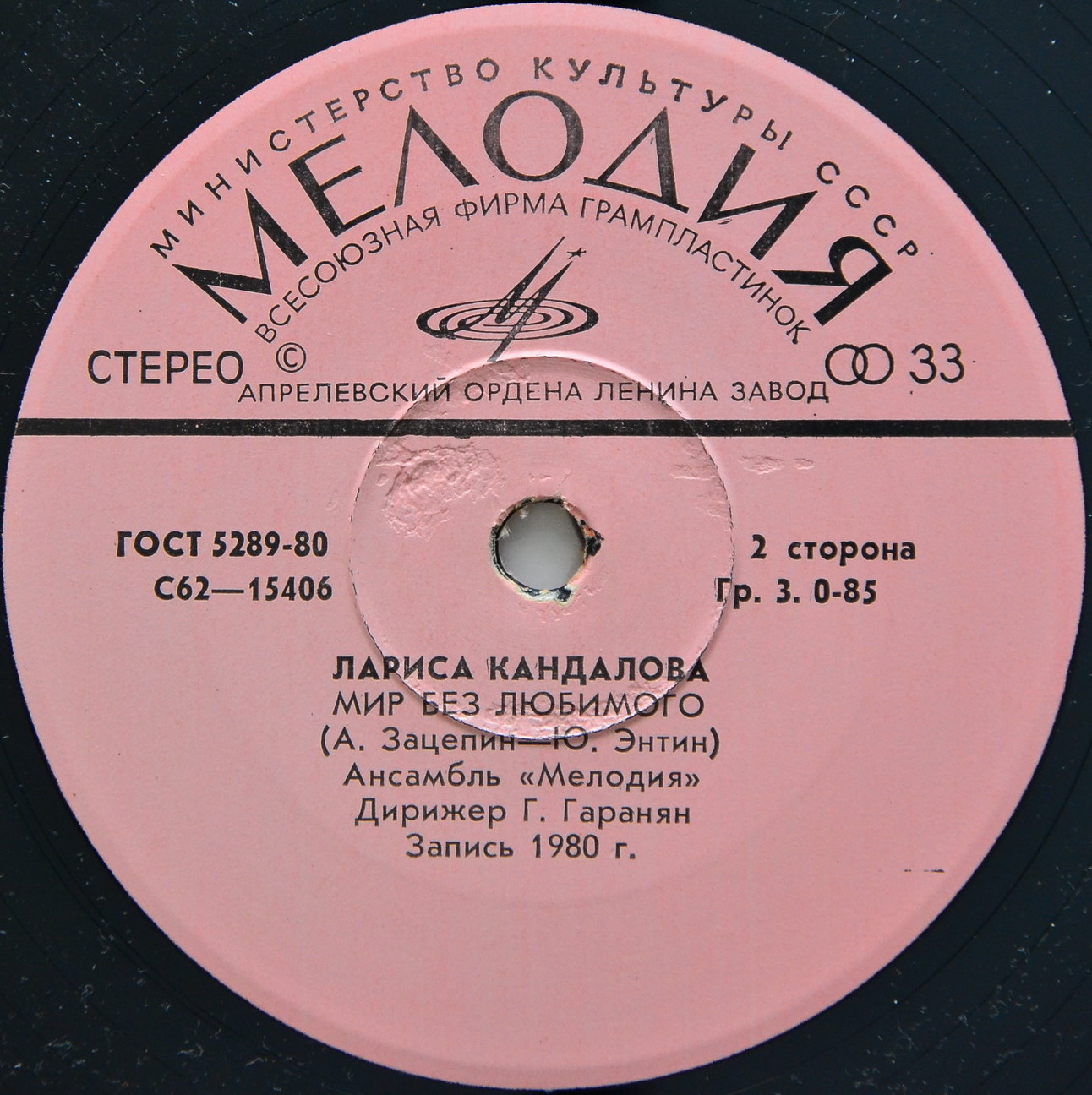 КАНДАЛОВА Лариса.