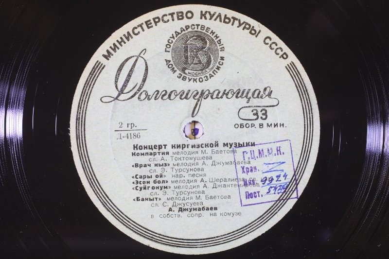 Концерт киргизской музыки