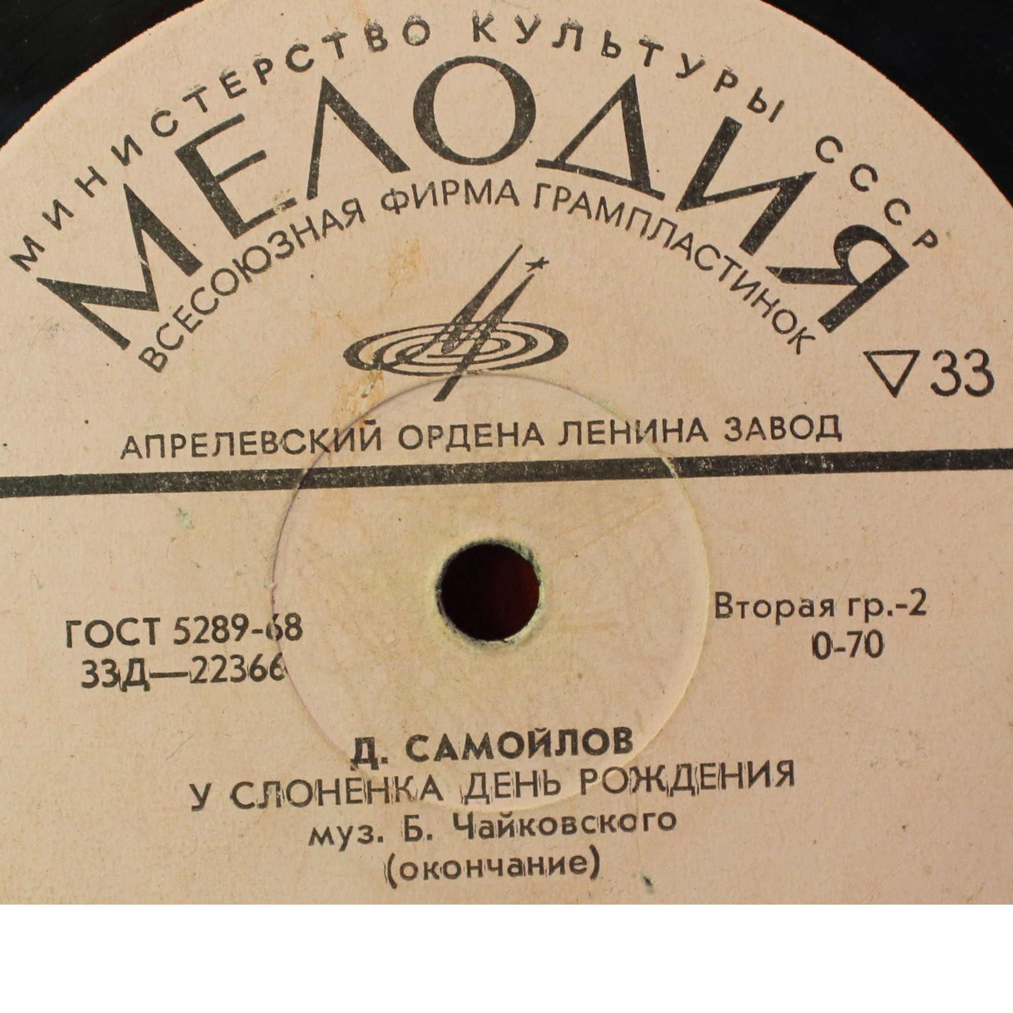 Д. Самойлов. У Слоненка день рождения