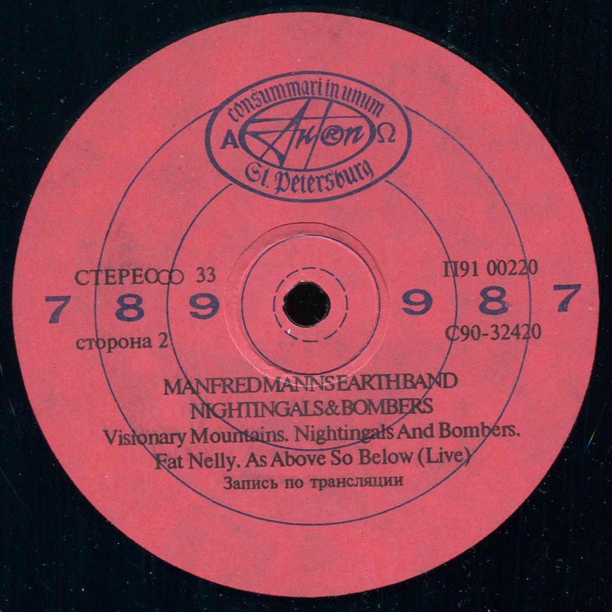 MANFRED MANN'S EARTH BAND. Nightingales & Bombers