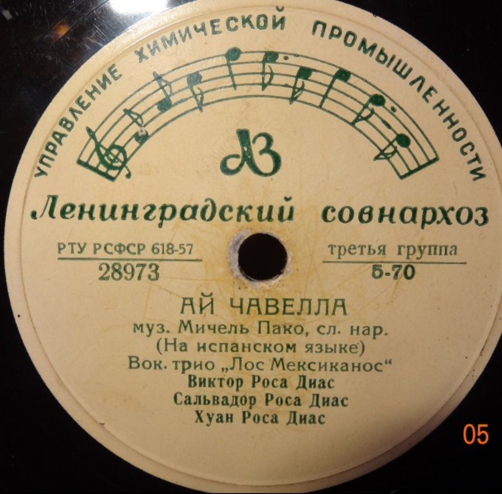 Вокальное трио "Лос Мехиканос" (Мексика) — Никогда / Ай, Чавелла