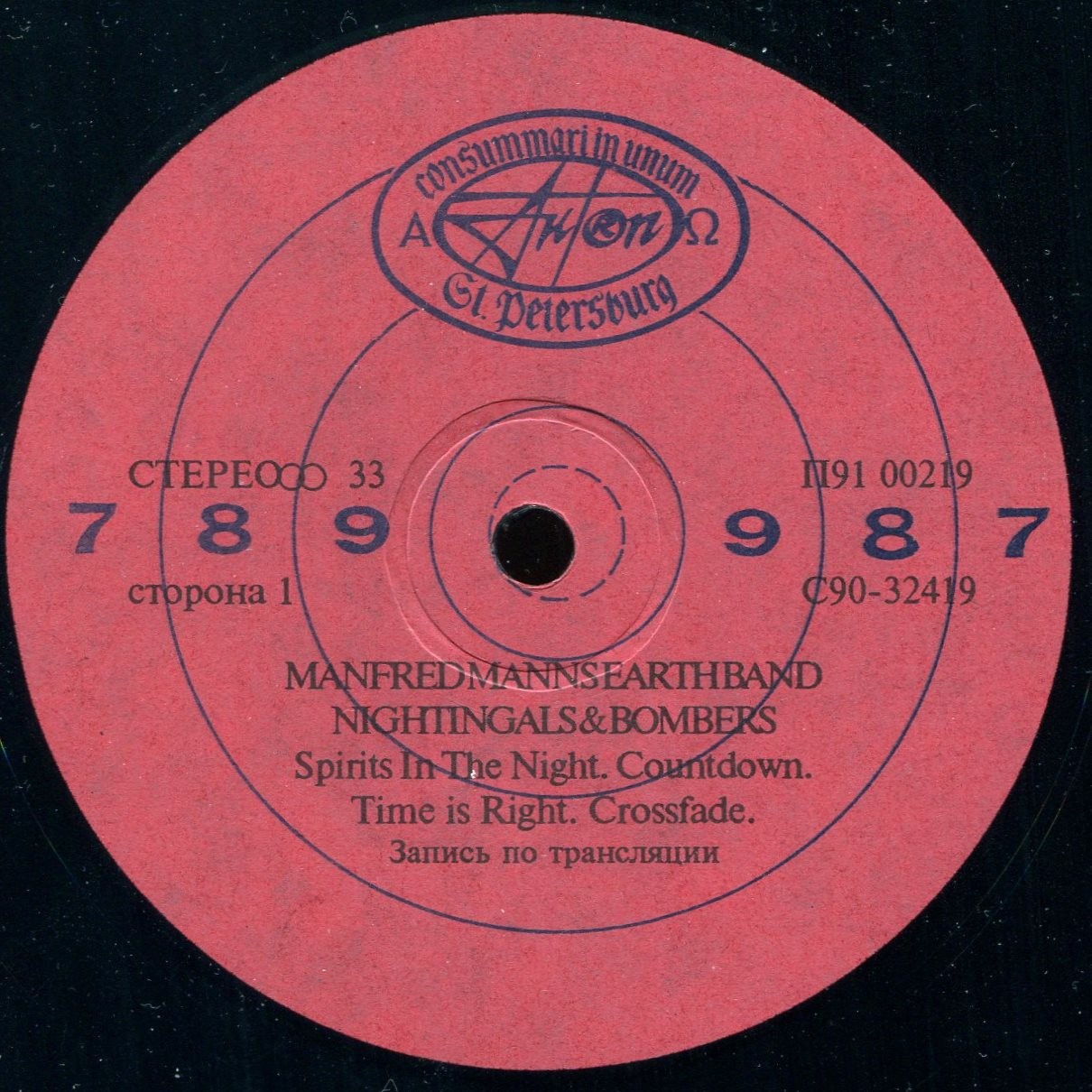 MANFRED MANN'S EARTH BAND. Nightingales & Bombers