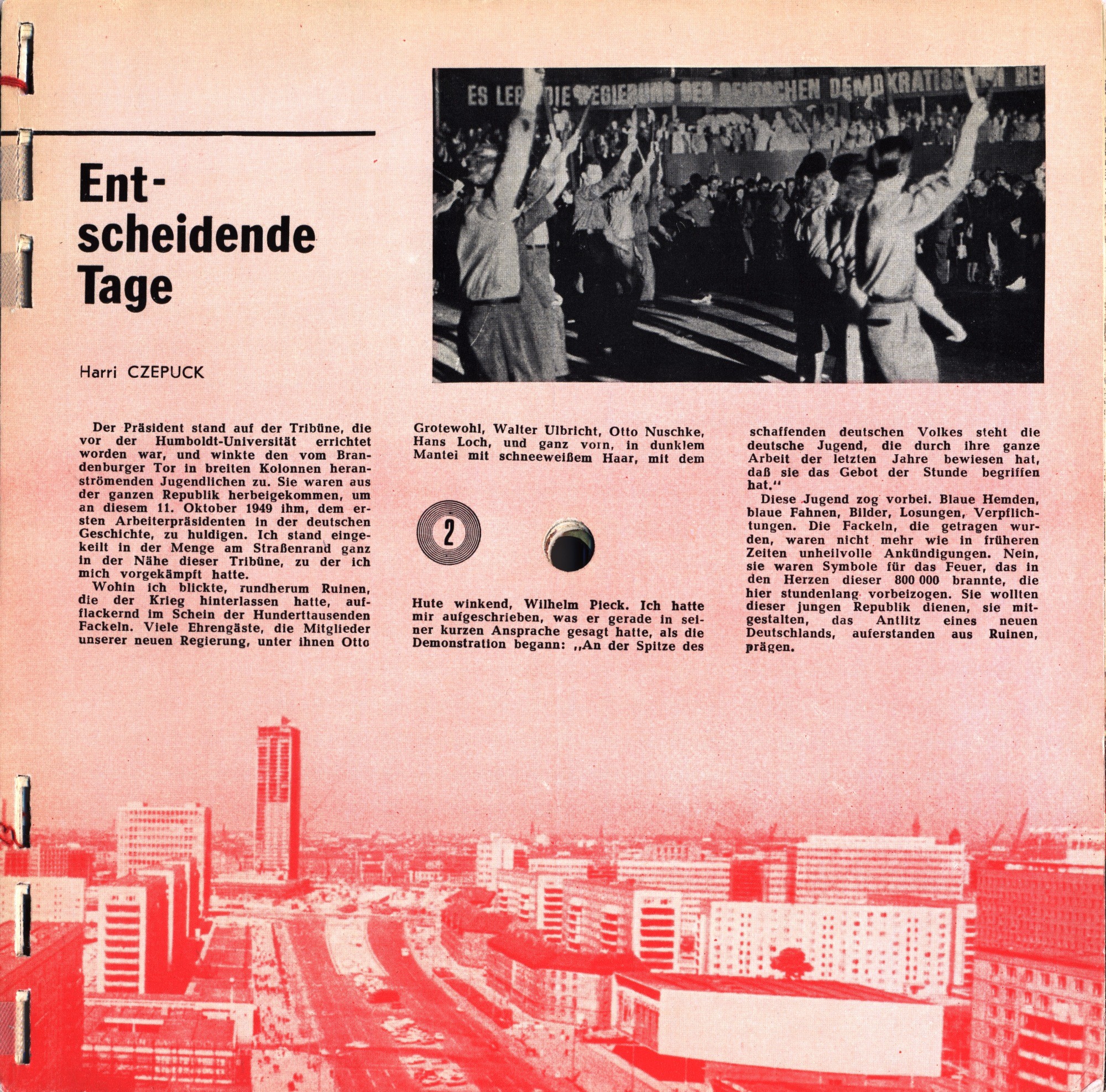 Sonderausgabe zum 20. Jahrestag der Deutschen Demokratischen Republik (спецвыпуск "Кругозора" на немецком языке, издание для ГДР к 20-летию республики)