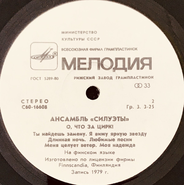 Ансамбль «Силуэты». О, что за цирк!