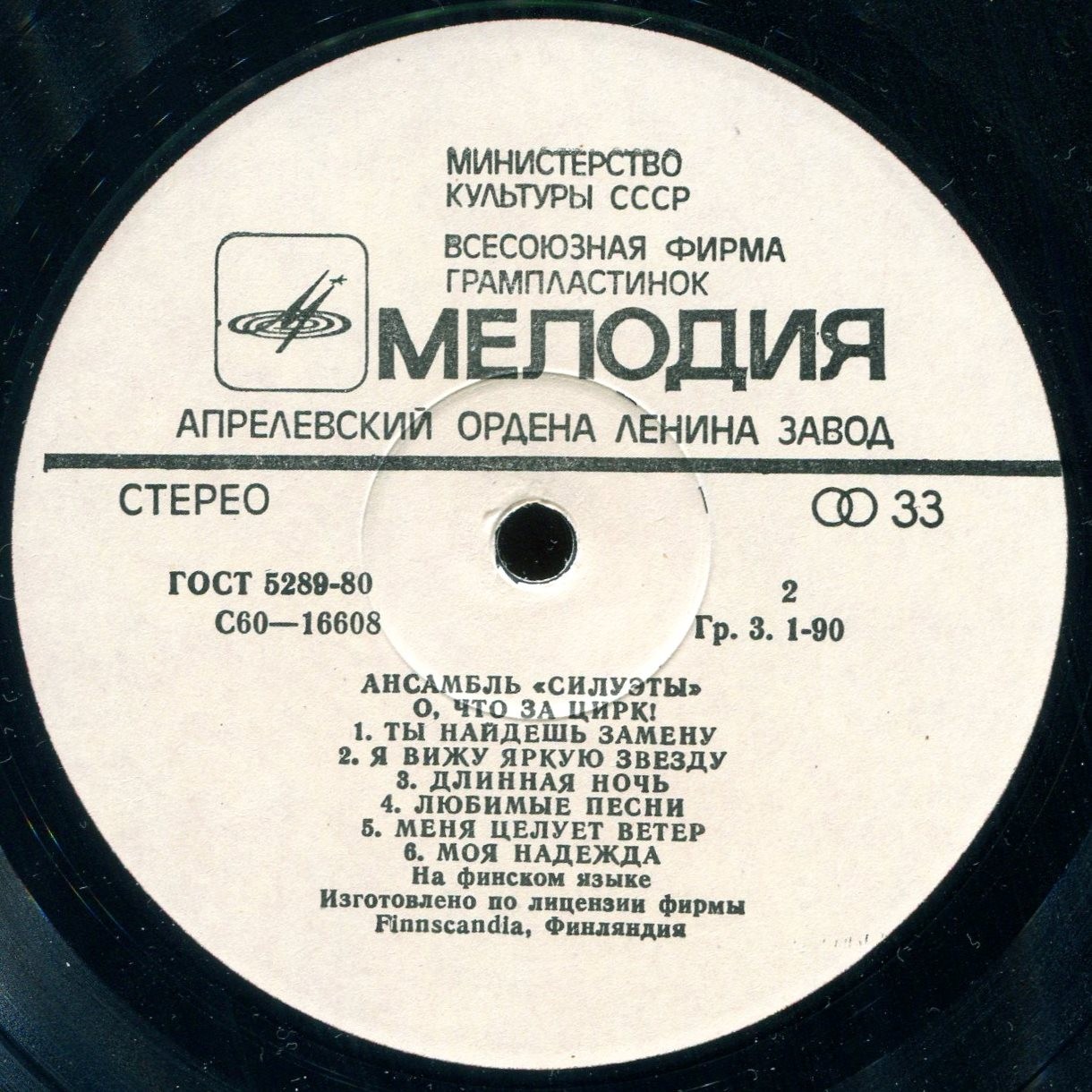 Ансамбль «Силуэты». О, что за цирк!