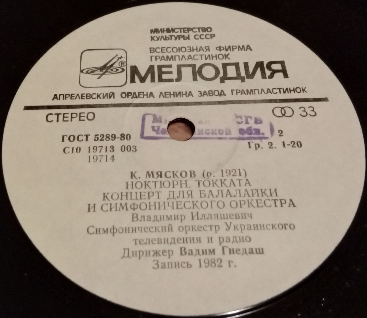 К. МЯСКОВ. Произведения для народных инструментов