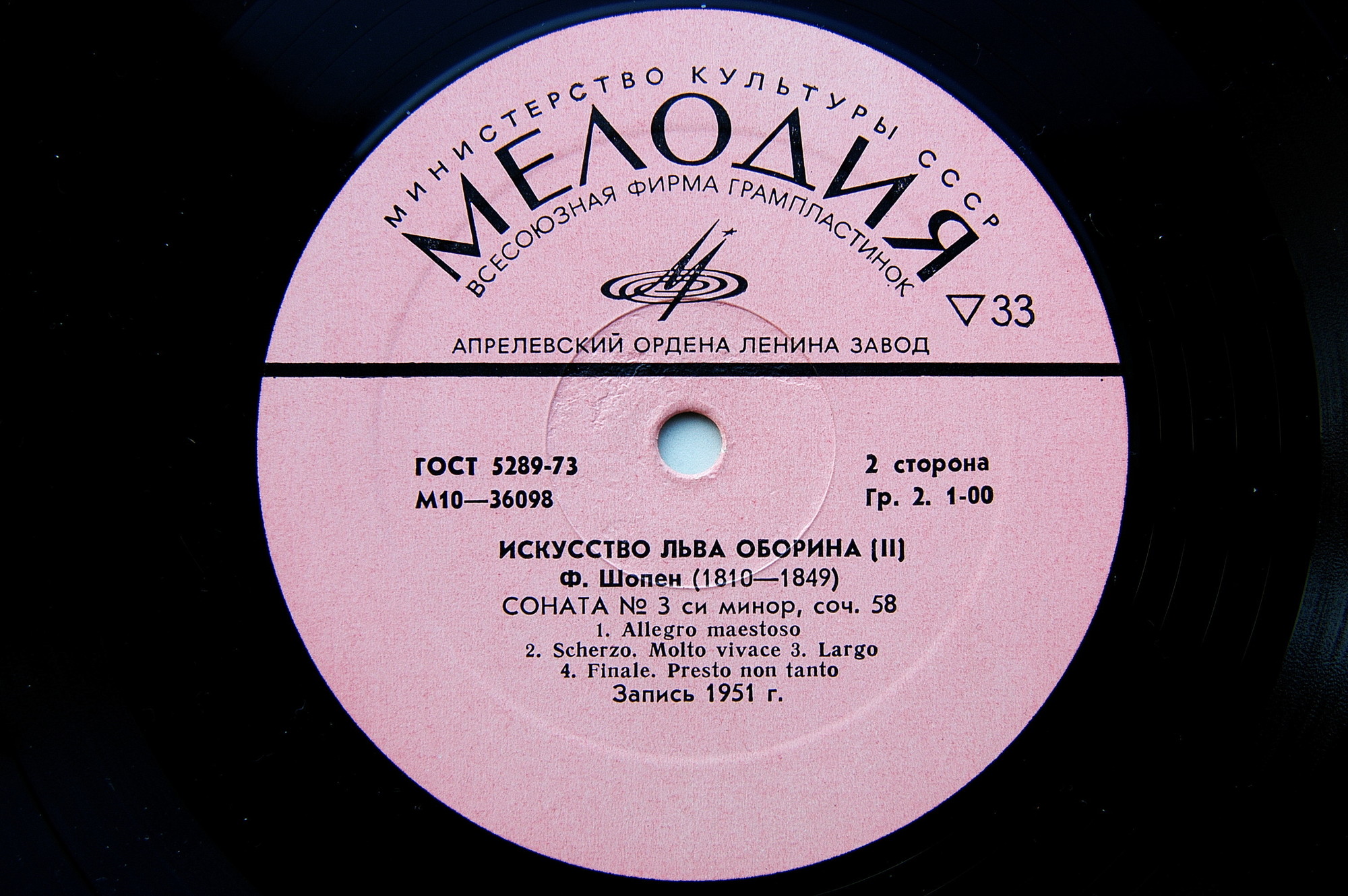 ИСКУССТВО ЛЬВА ОБОРИНА