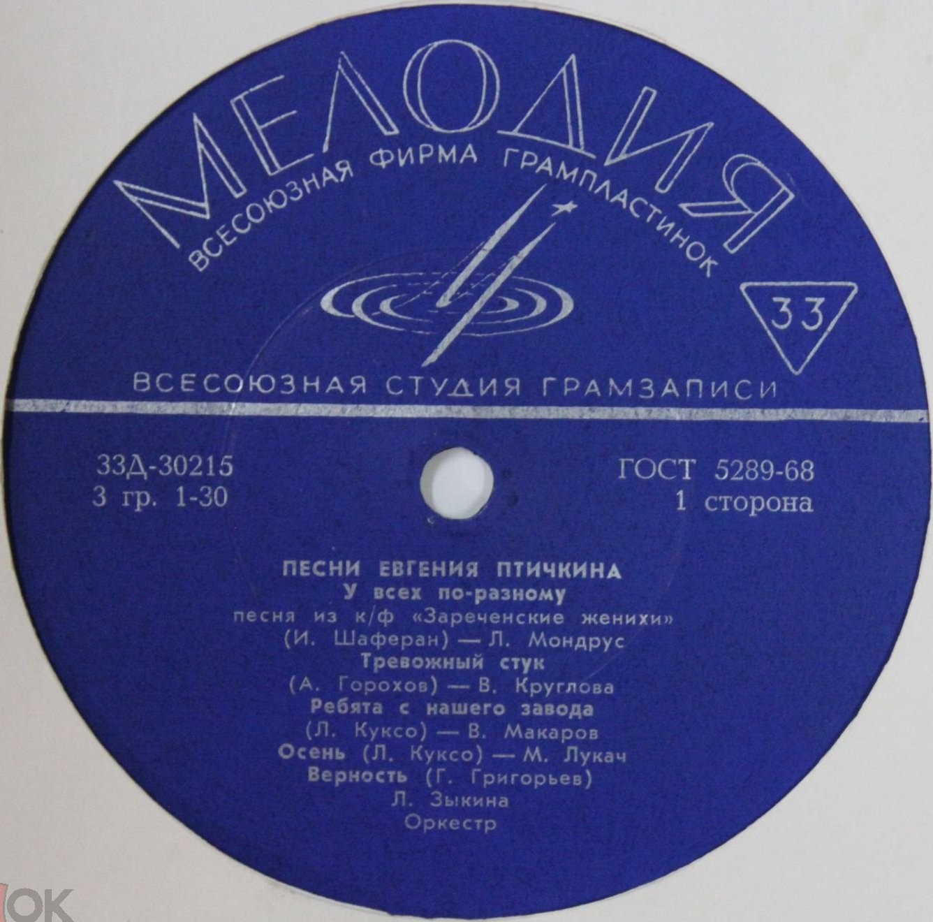 Песни Евгения Птичкина