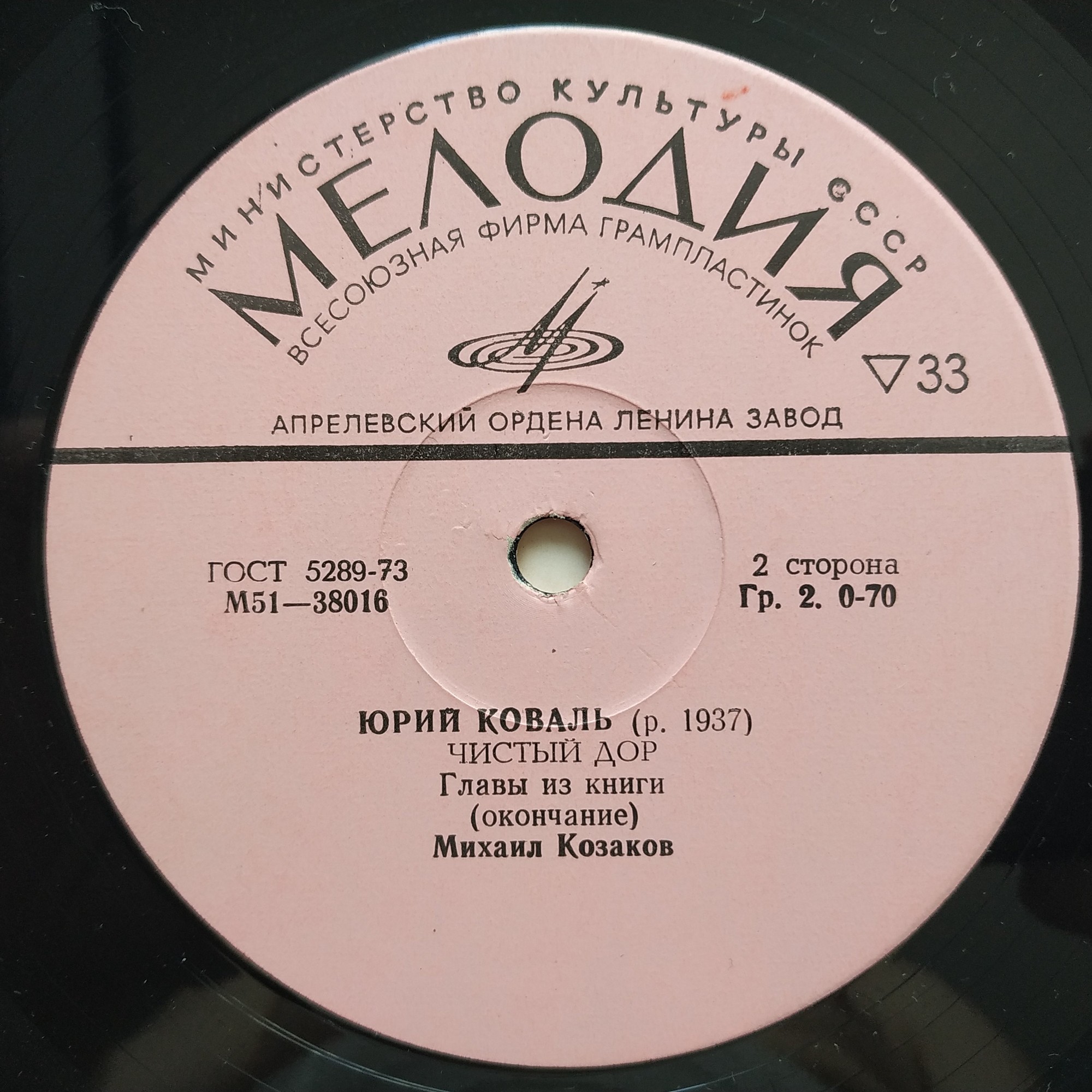 Юрий Коваль. Чистый дор (главы из книги)