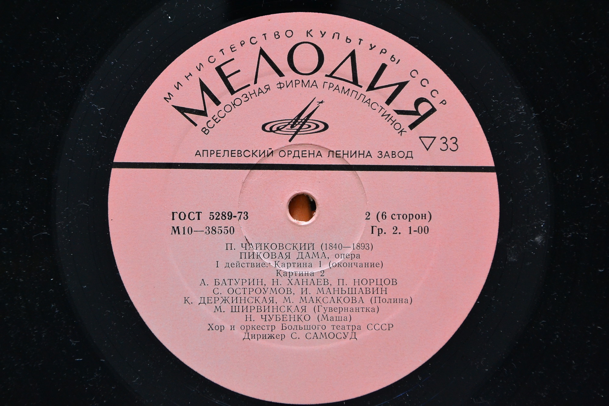 П. ЧАЙКОВСКИЙ. "Пиковая дама", опера в 3 действиях