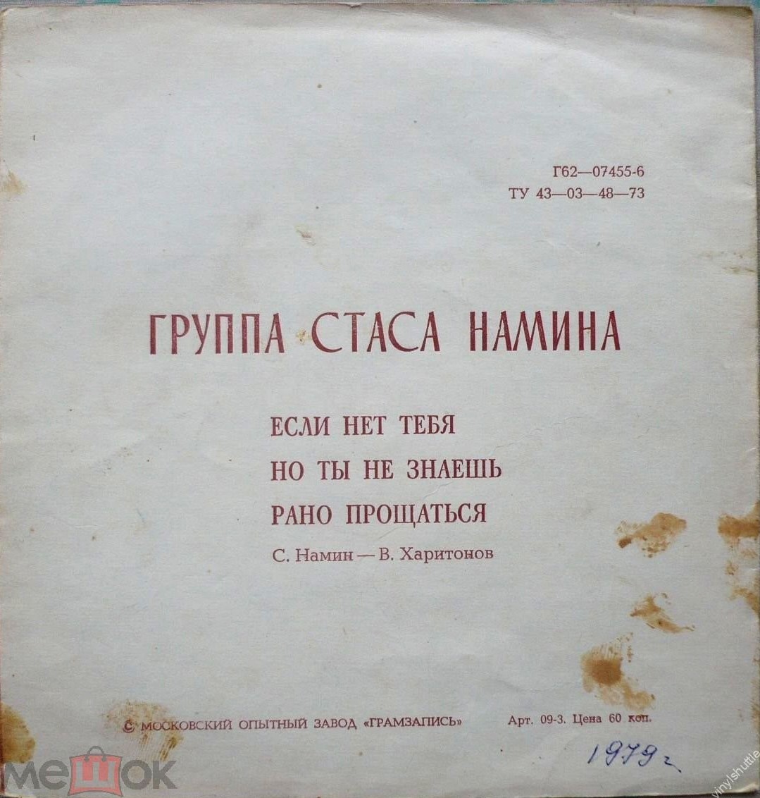 Группа Стаса Намина