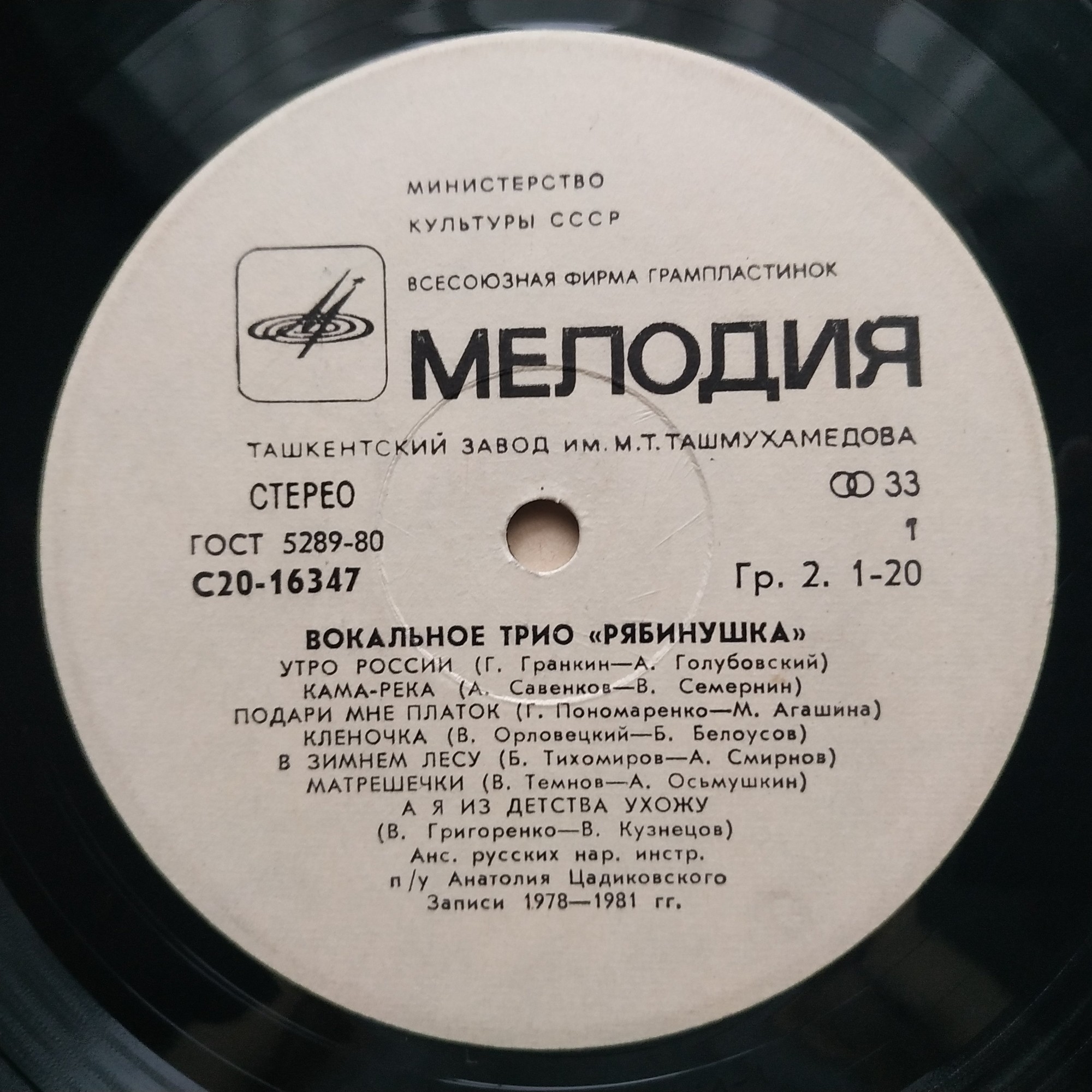 Вокальное трио "Рябинушка"