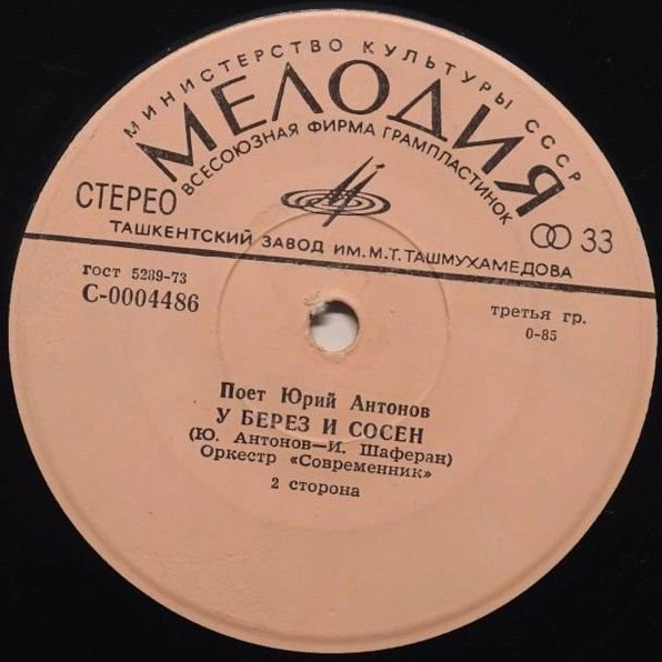 Юрий Антонов и оркестр "Современник"