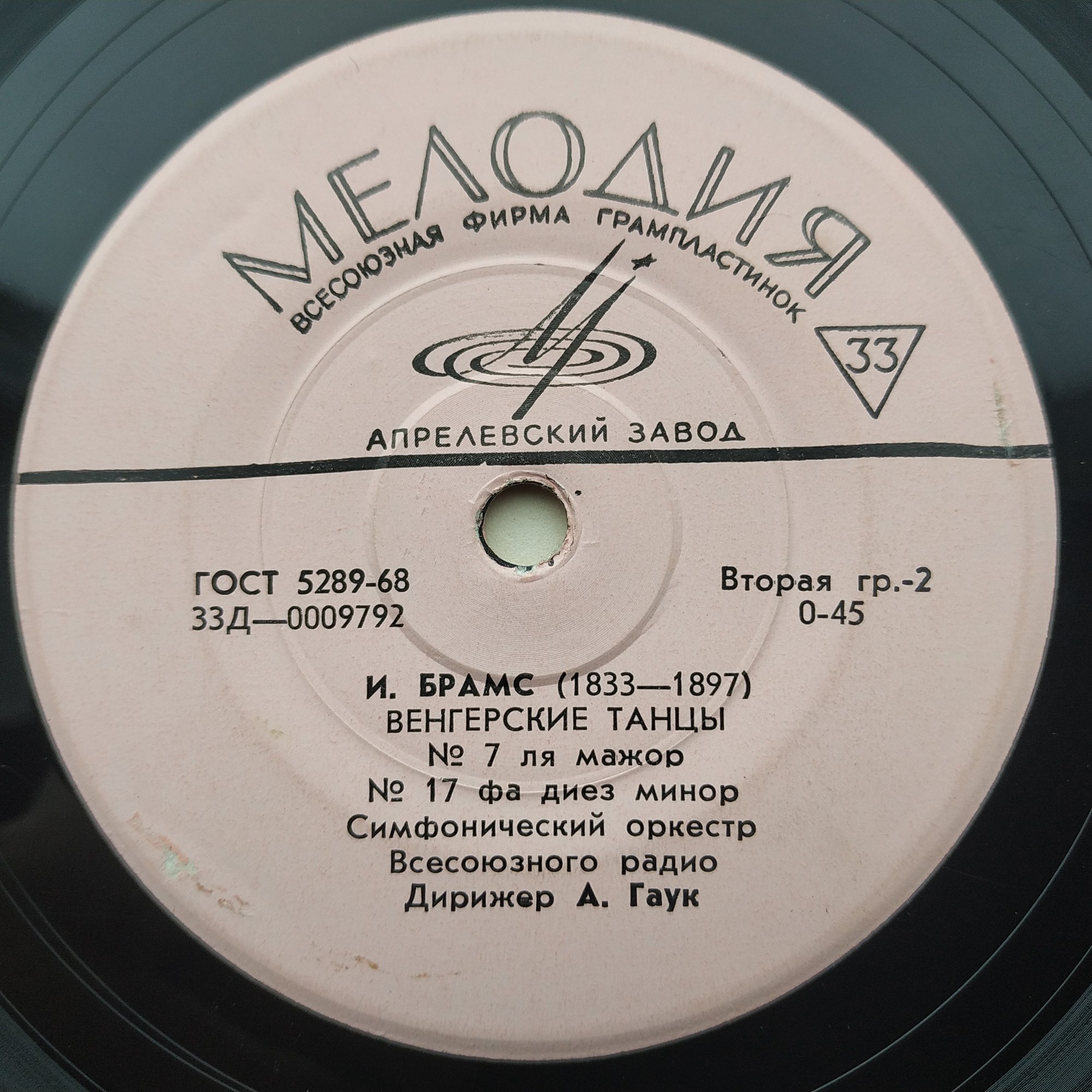 И. БРАМС (1833–1897): Венгерские танцы (А. Гаук)