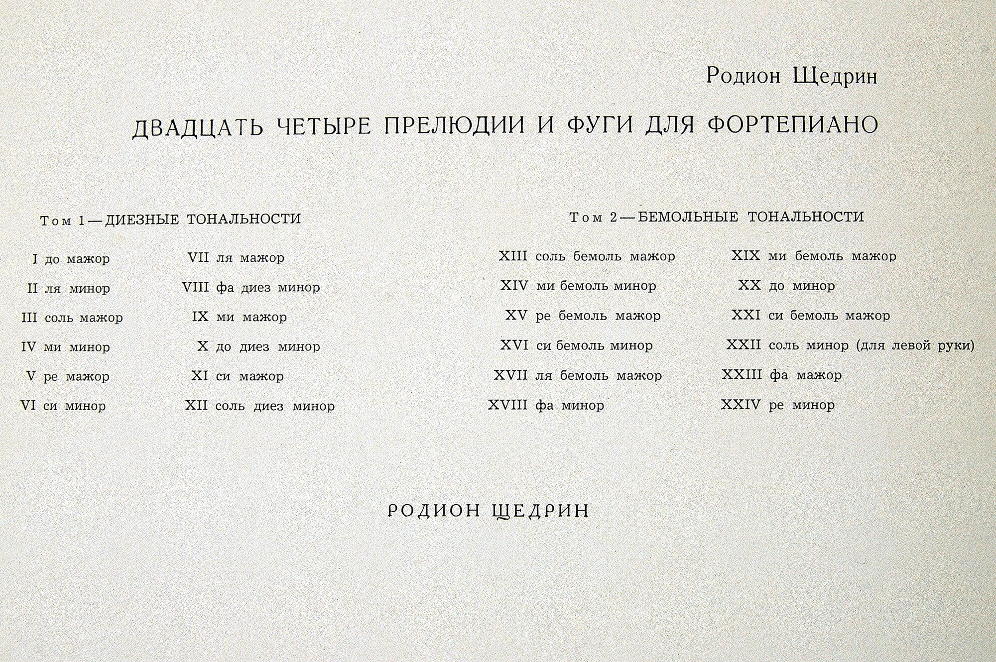 Р. ЩЕДРИН 24 прелюдии и фуги для ф-но (Родион Щедрин)