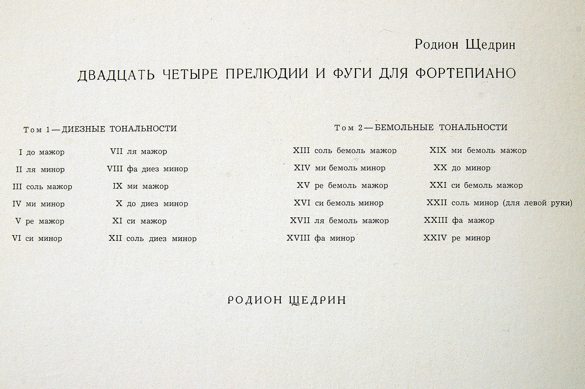 Р. ЩЕДРИН 24 прелюдии и фуги для ф-но (Родион Щедрин)