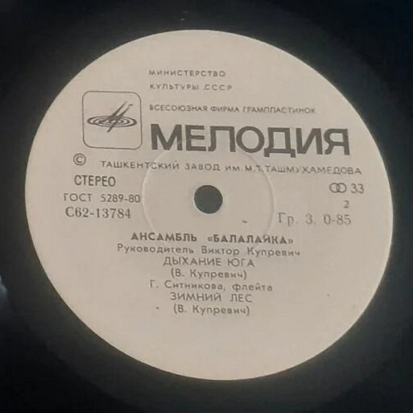 Ансамбль «БАЛАЛАЙКА», рук. Виктор Купревич