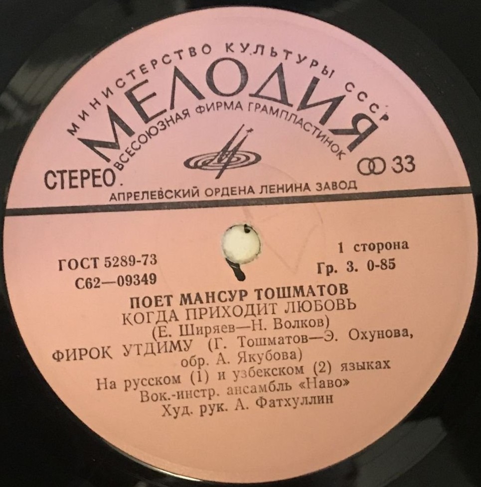 Поет Мансур ТОШМАТОВ