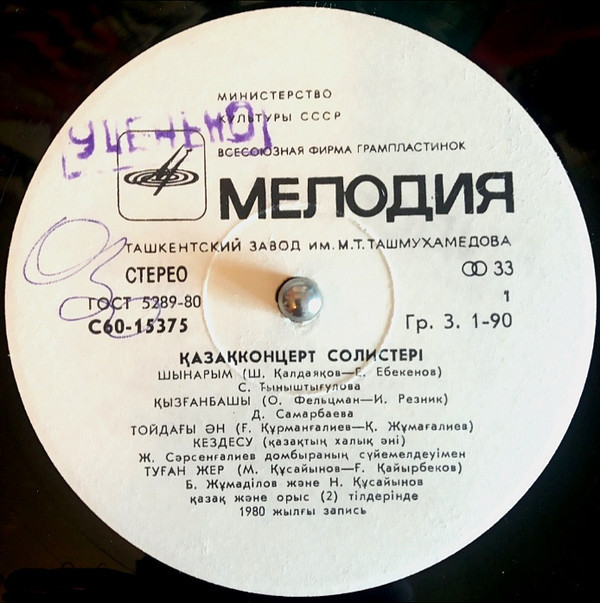 СОЛИСТЫ КАЗАХКОНЦЕРТА
