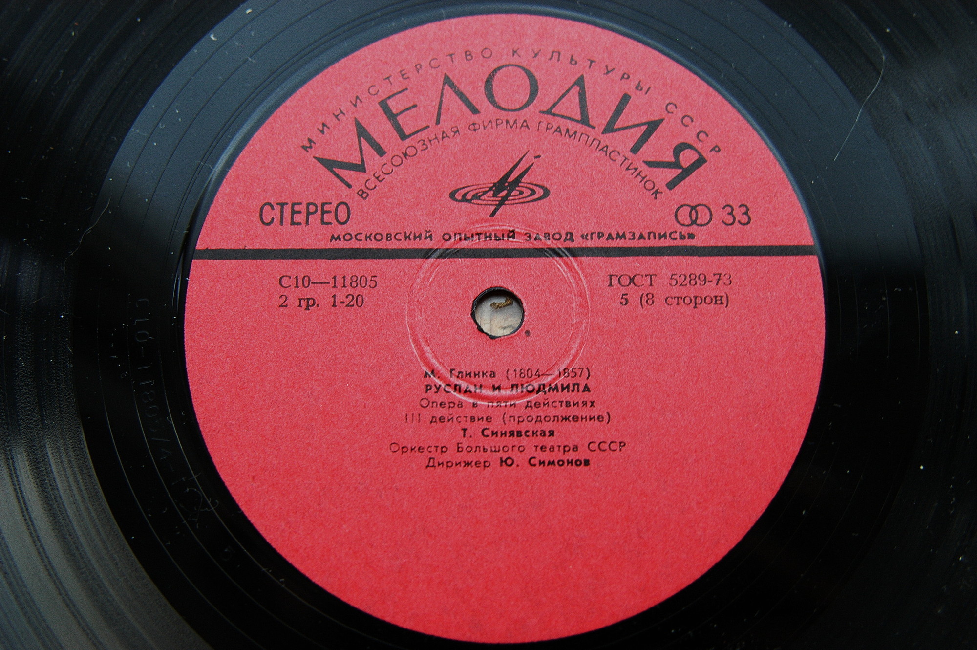 М. ГЛИНКА (1804—1857): «Руслан и Людмила», опера в пяти действиях