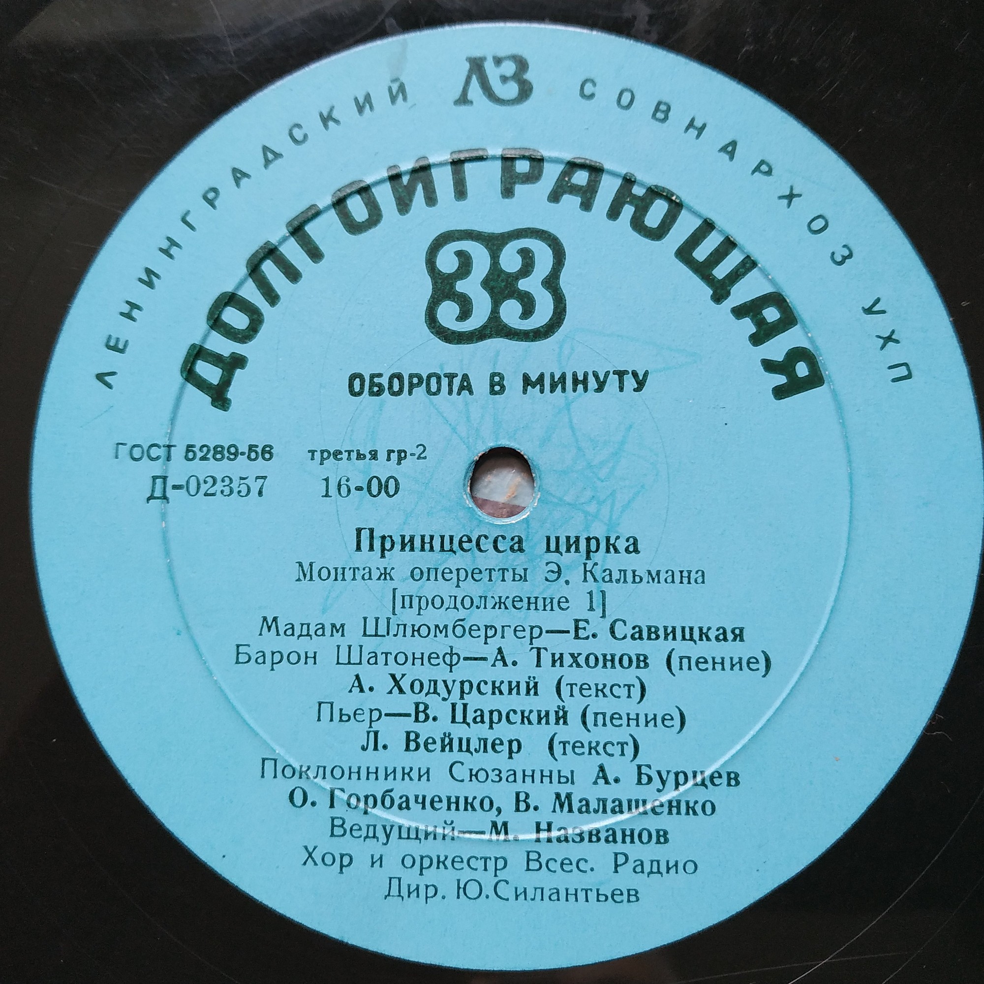 Имре Кальман (1882—1953). Принцесса цирка