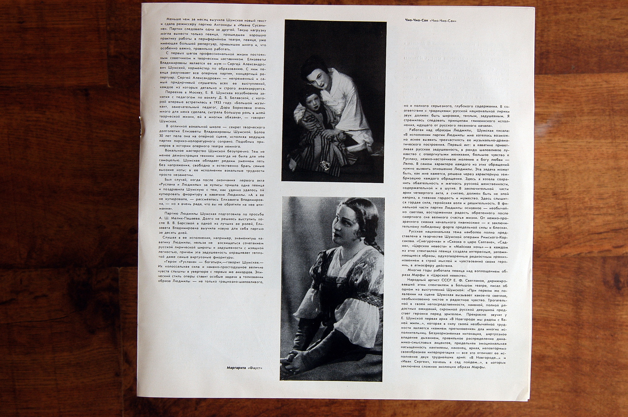 Искусство Елизаветы ШУМСКОЙ, сопрано