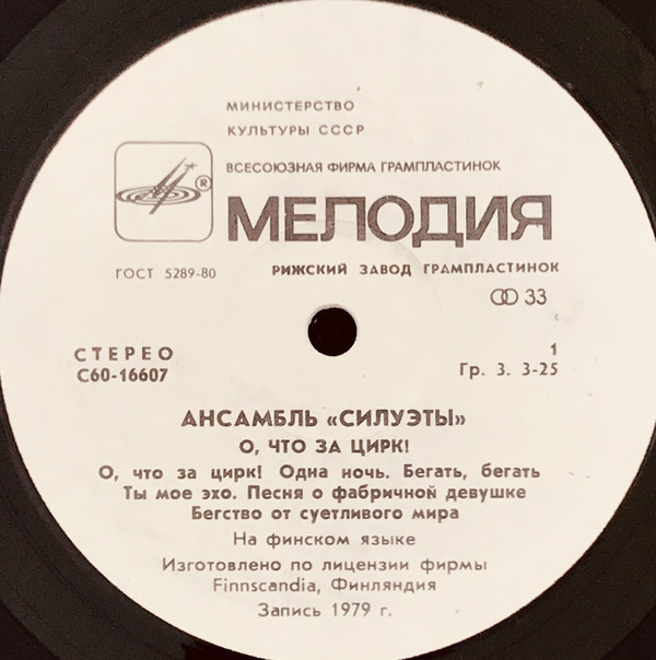 Ансамбль «Силуэты». О, что за цирк!