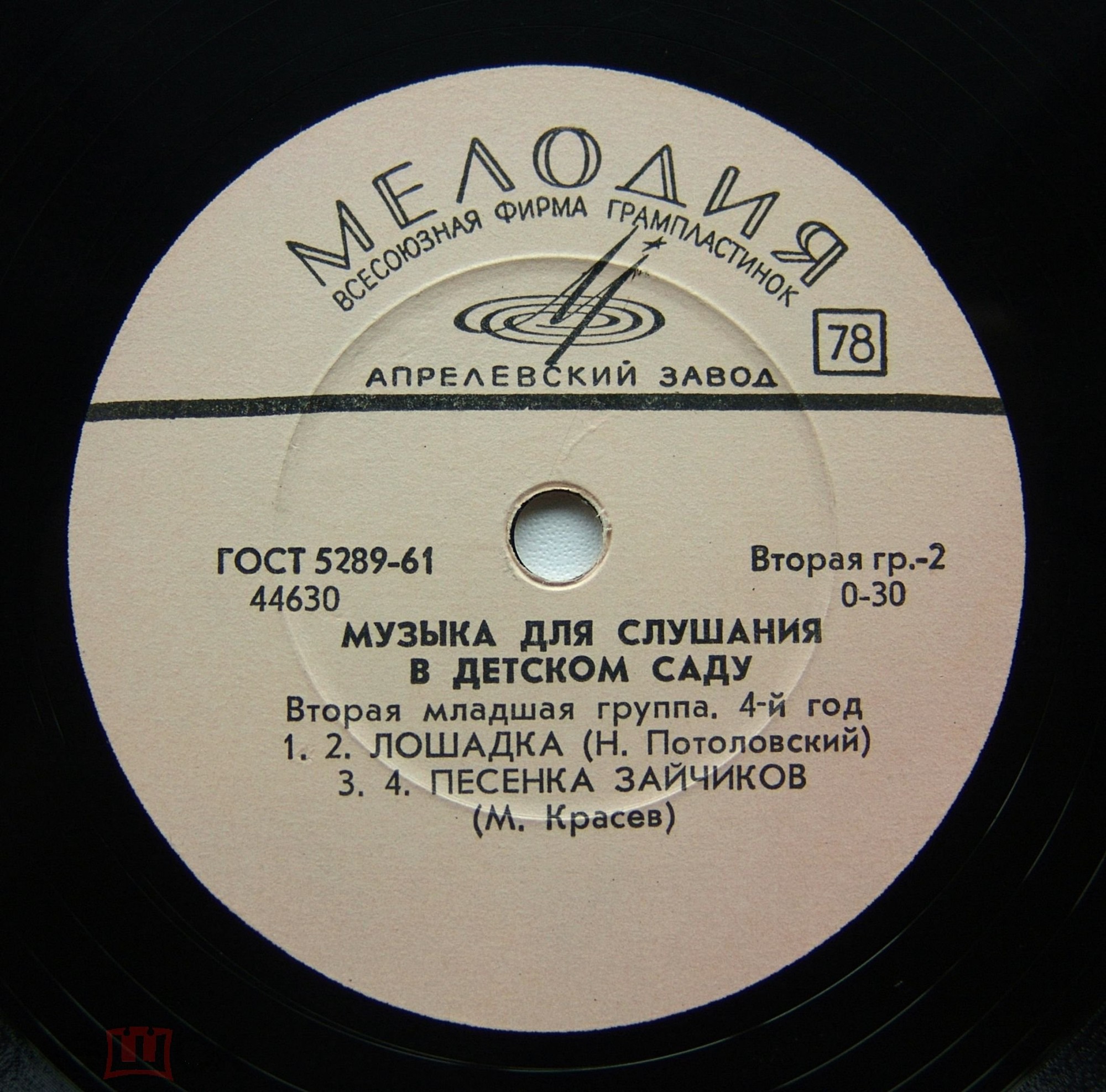 Музыка для слушания в детском саду. Вторая младшая группа. 4-й год