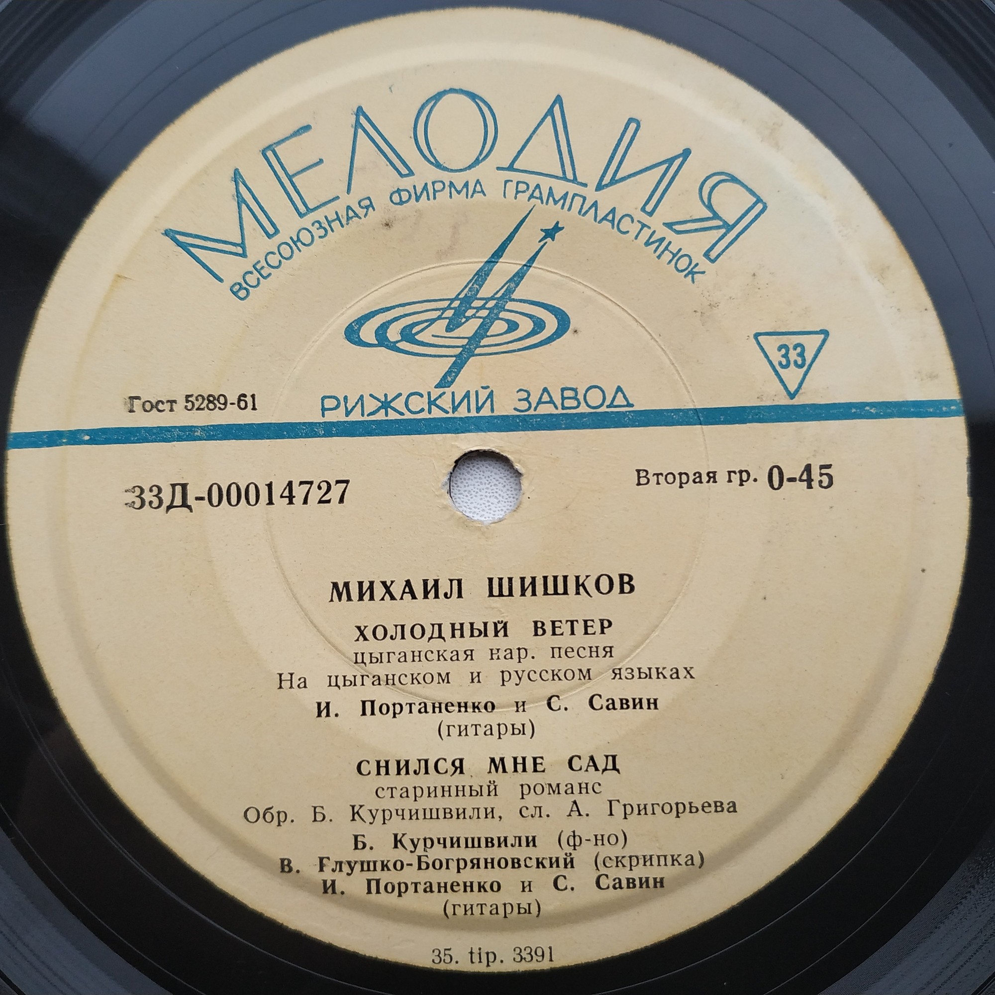 Михаил Шишков. Цыганские песни