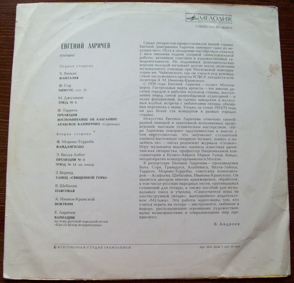 Евгений Ларичев (гитара)