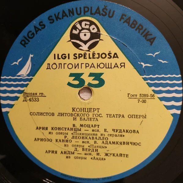 Концерт солистов Литовского гос. театра оперы и балета