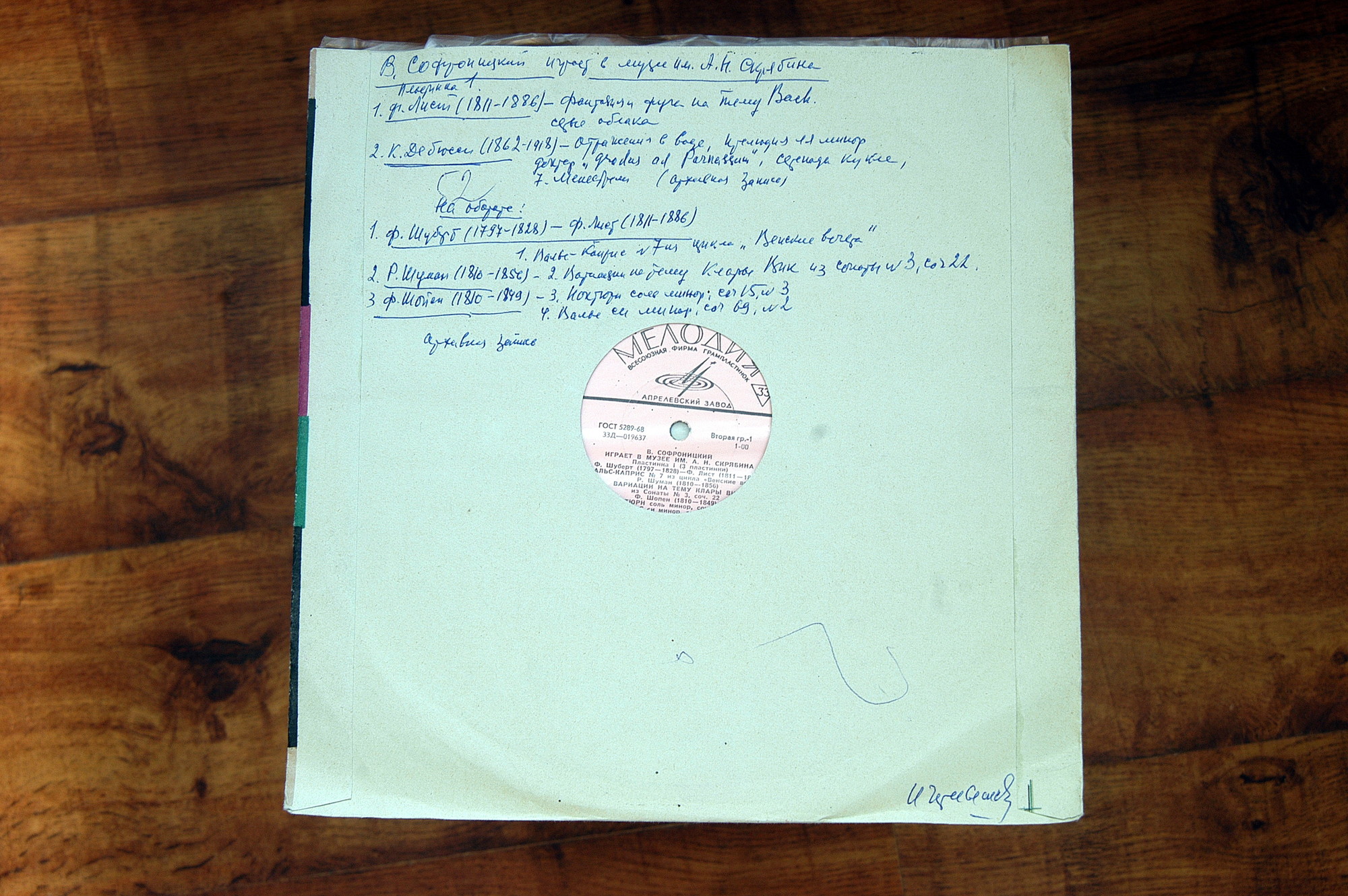 В. Софроницкий играет в музее им. А. Н. Скрябина (1/3)