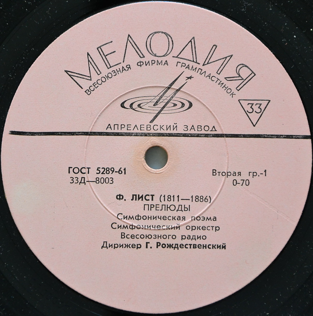 Ф. Лист: Прелюды // Н. Римский-Корсаков: Испанское каприччио