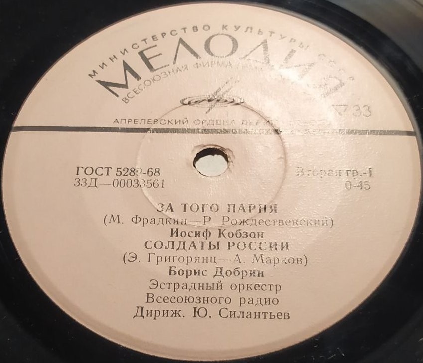 И. КОБЗОН, Б. ДОБРИН, Л. ЛЕЩЕНКО, О. АНОФРИЕВ