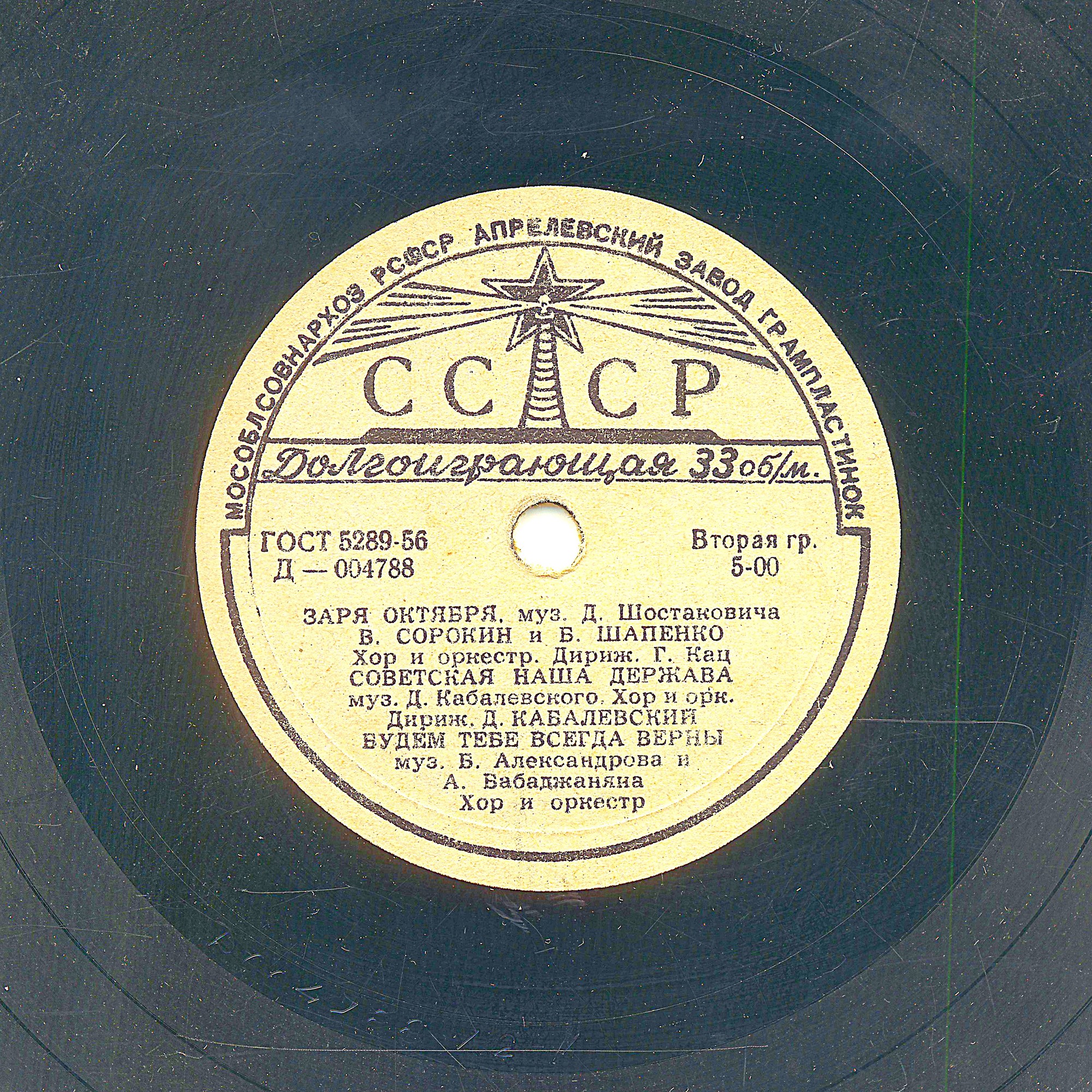 Песни о Ленине, Партии, Родине