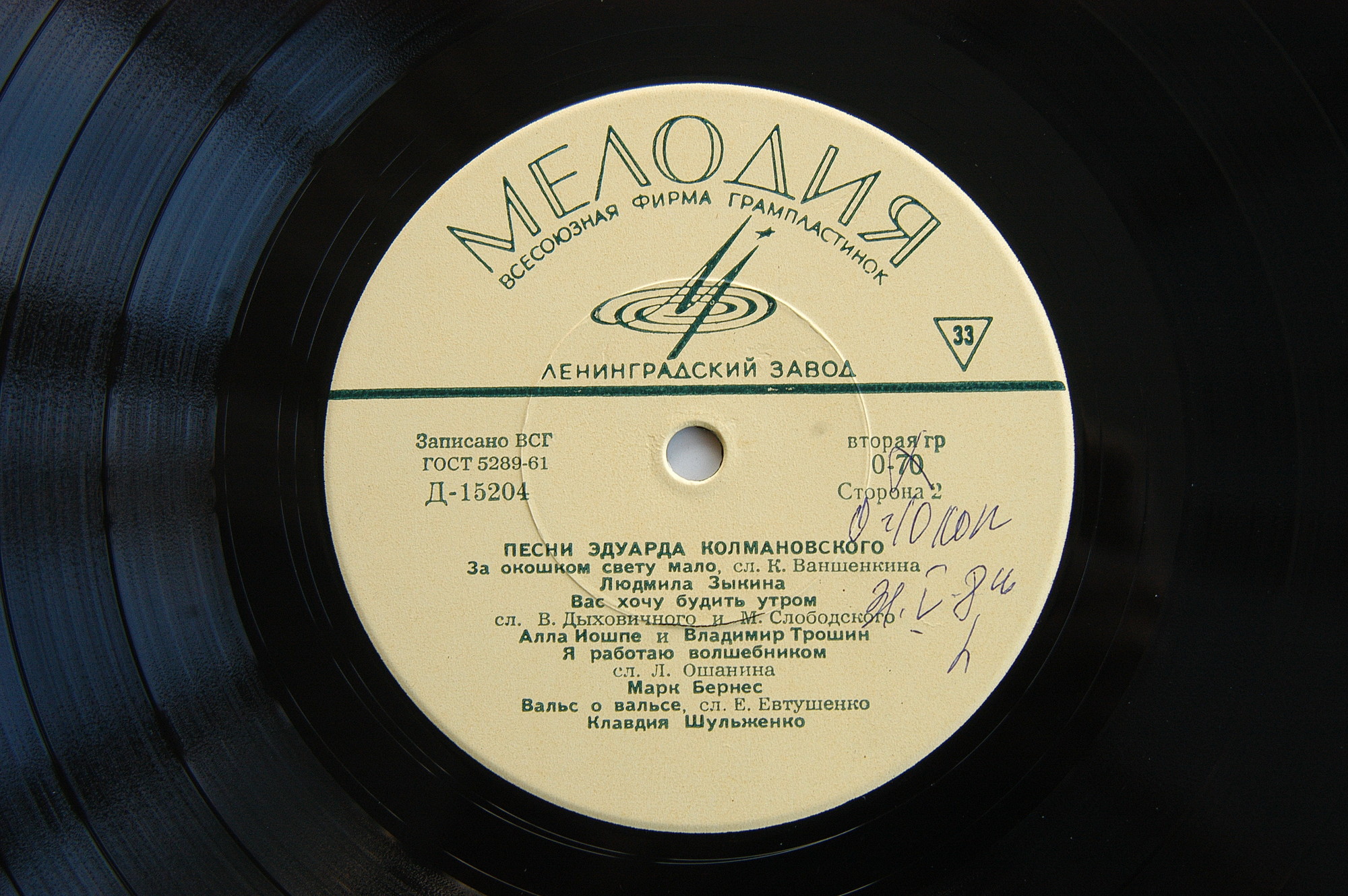 Песни Эдуарда Колмановского