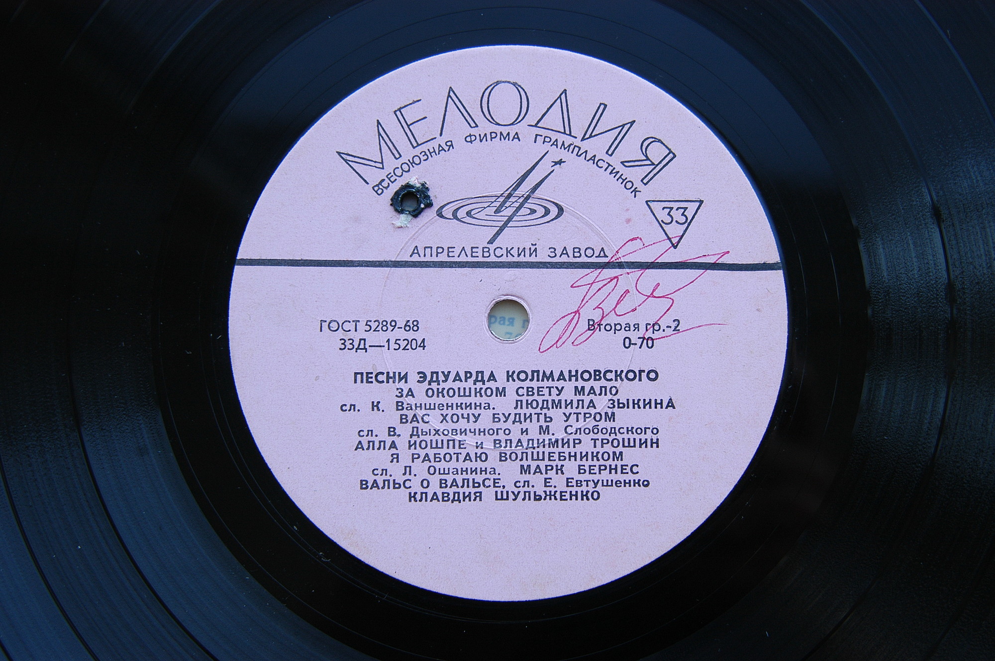 Песни Эдуарда Колмановского