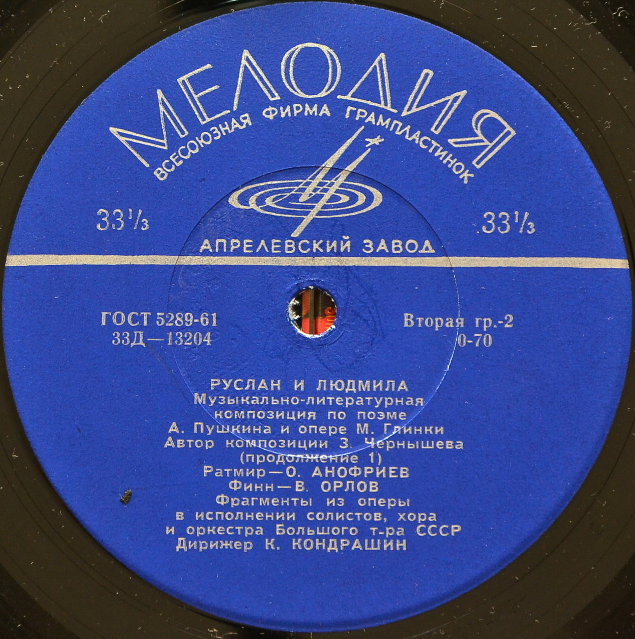 "РУСЛАН И ЛЮДМИЛА" (муз-драм. композиция по поэме А. Пушкина и опере М. Глинки)