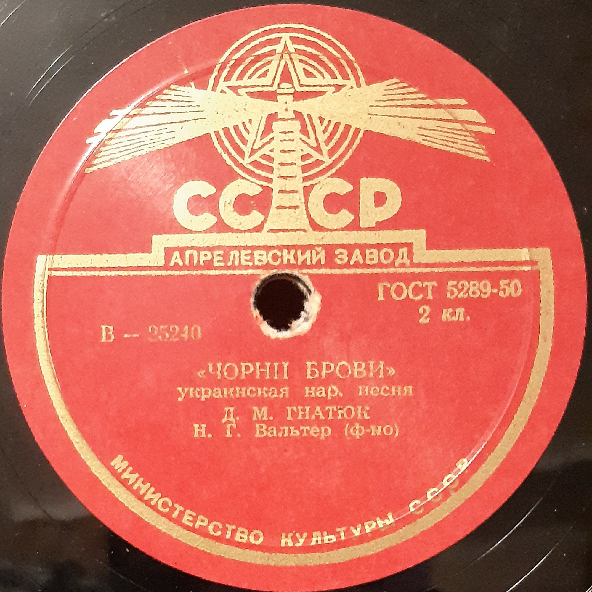 Д. М. Гнатюк - Чорнії брови / Ой ішов я вулицею раз