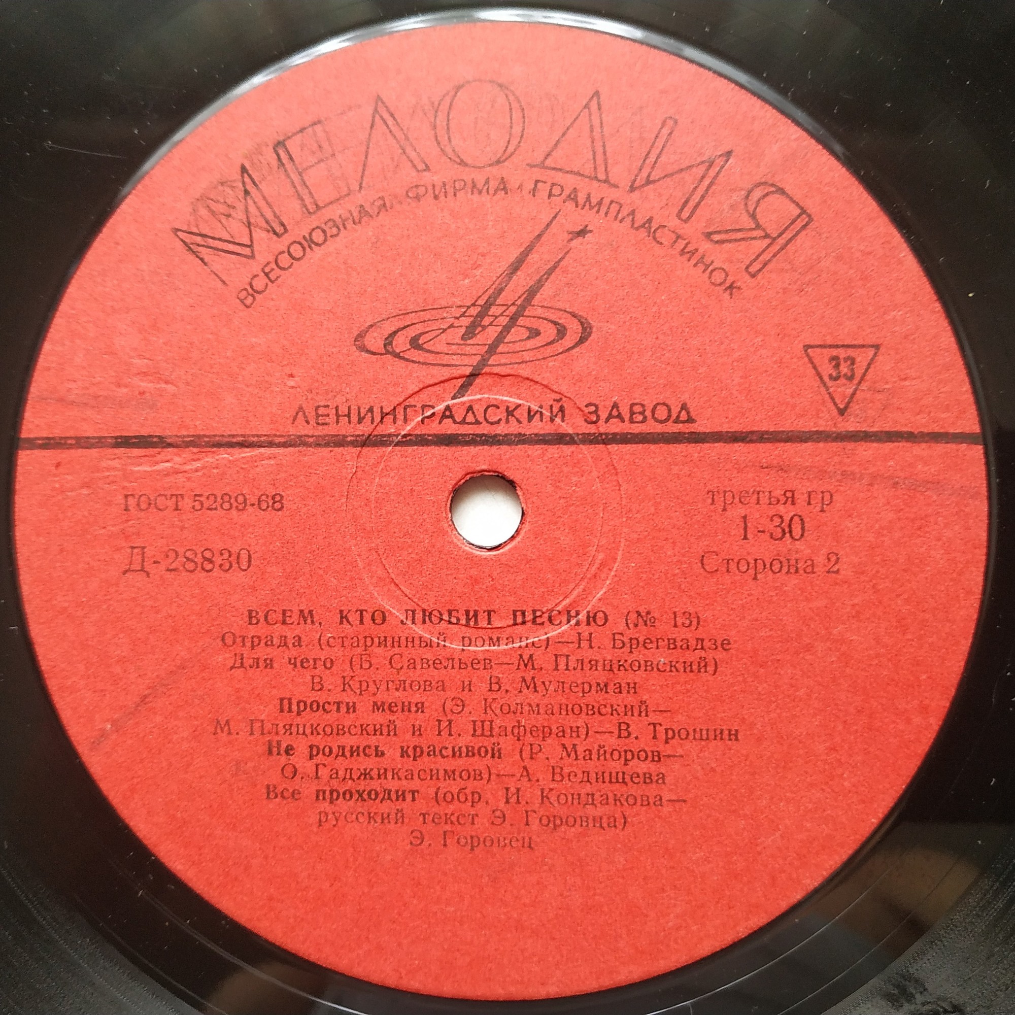 Всем, кто любит песню (№ 13)