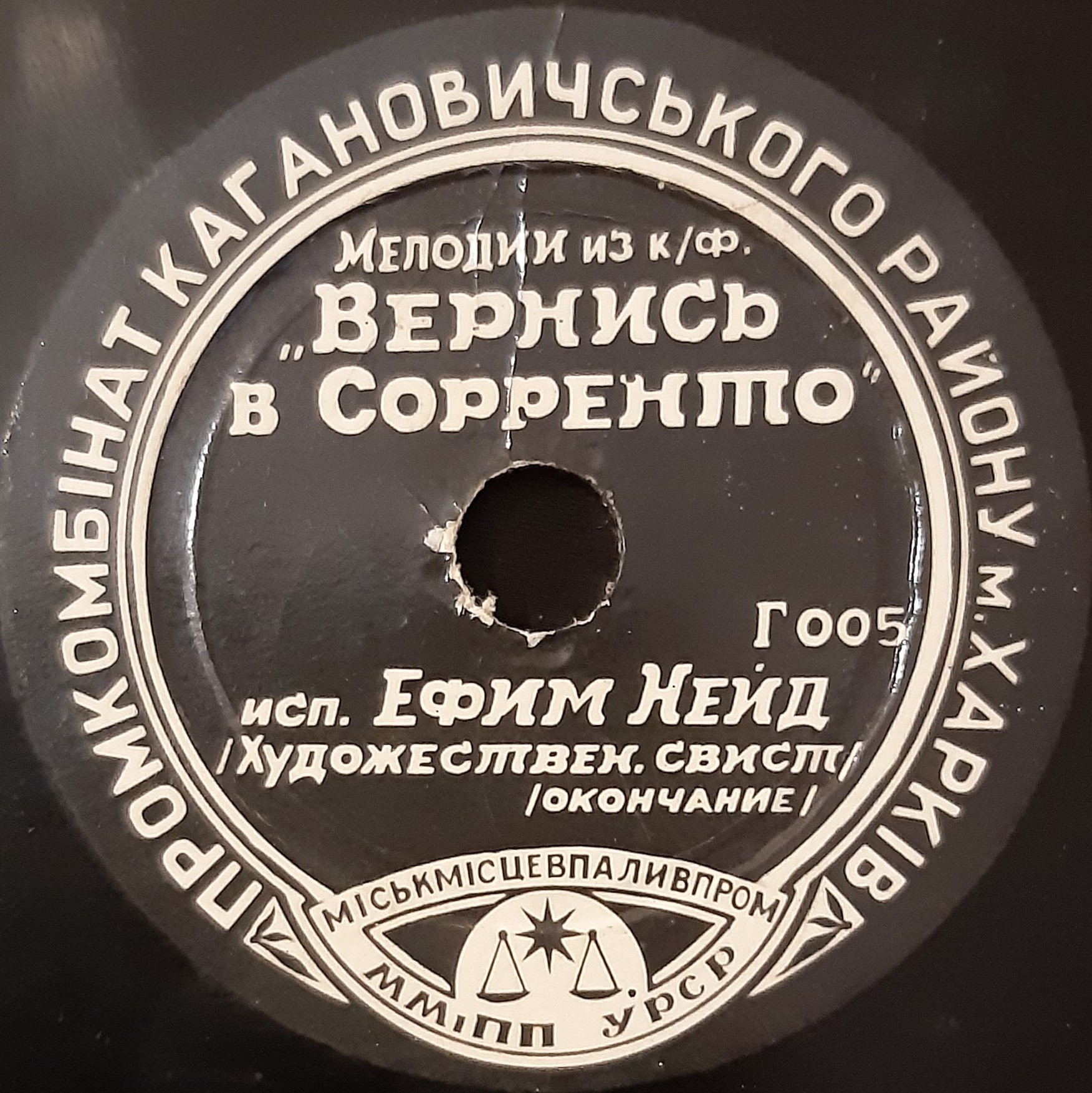 Ефим Нейд — Мелодии из к/ф «Вернись в Сорренто»