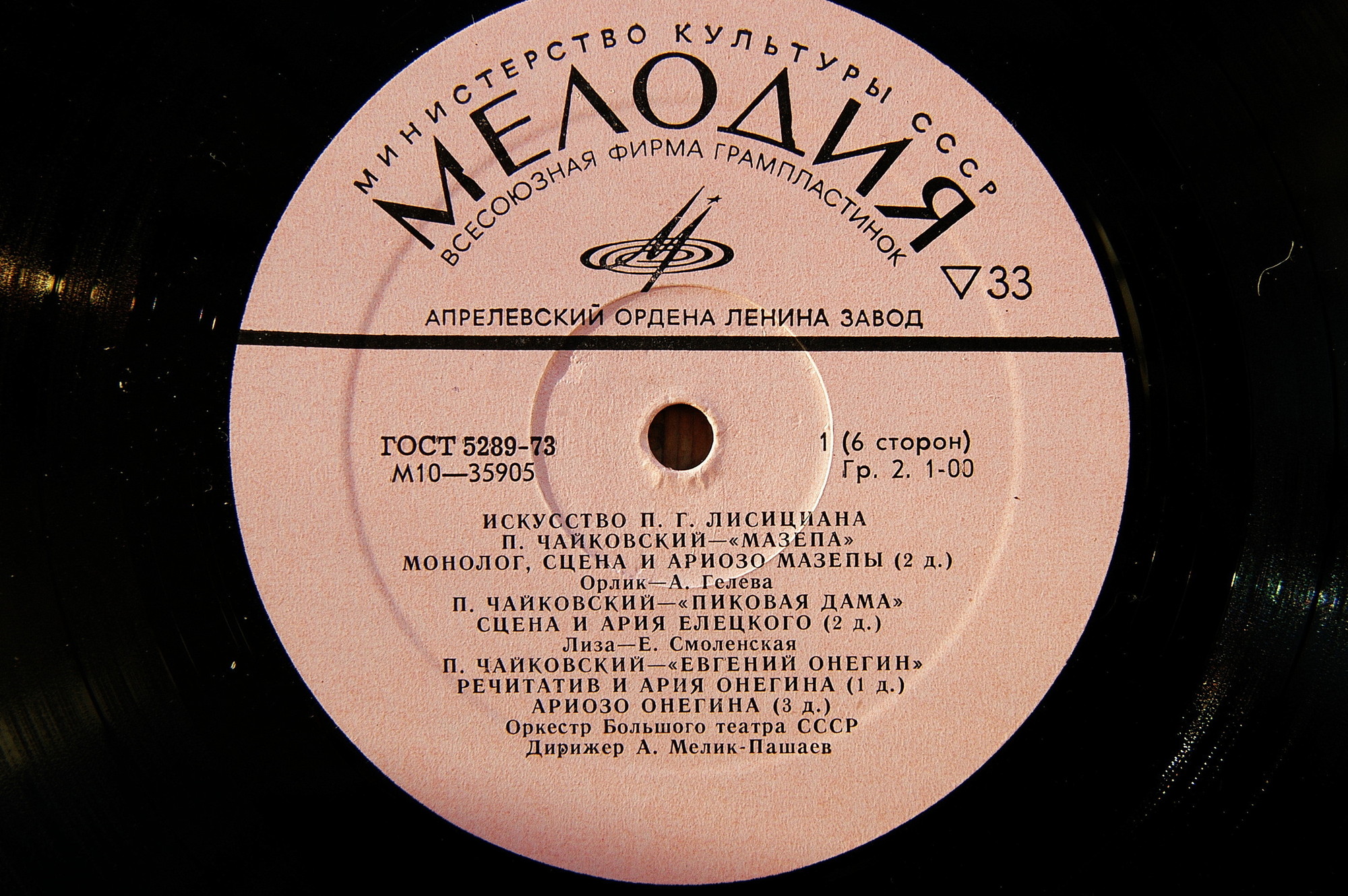 ИСКУССТВО П. Г. ЛИСИЦИАНА