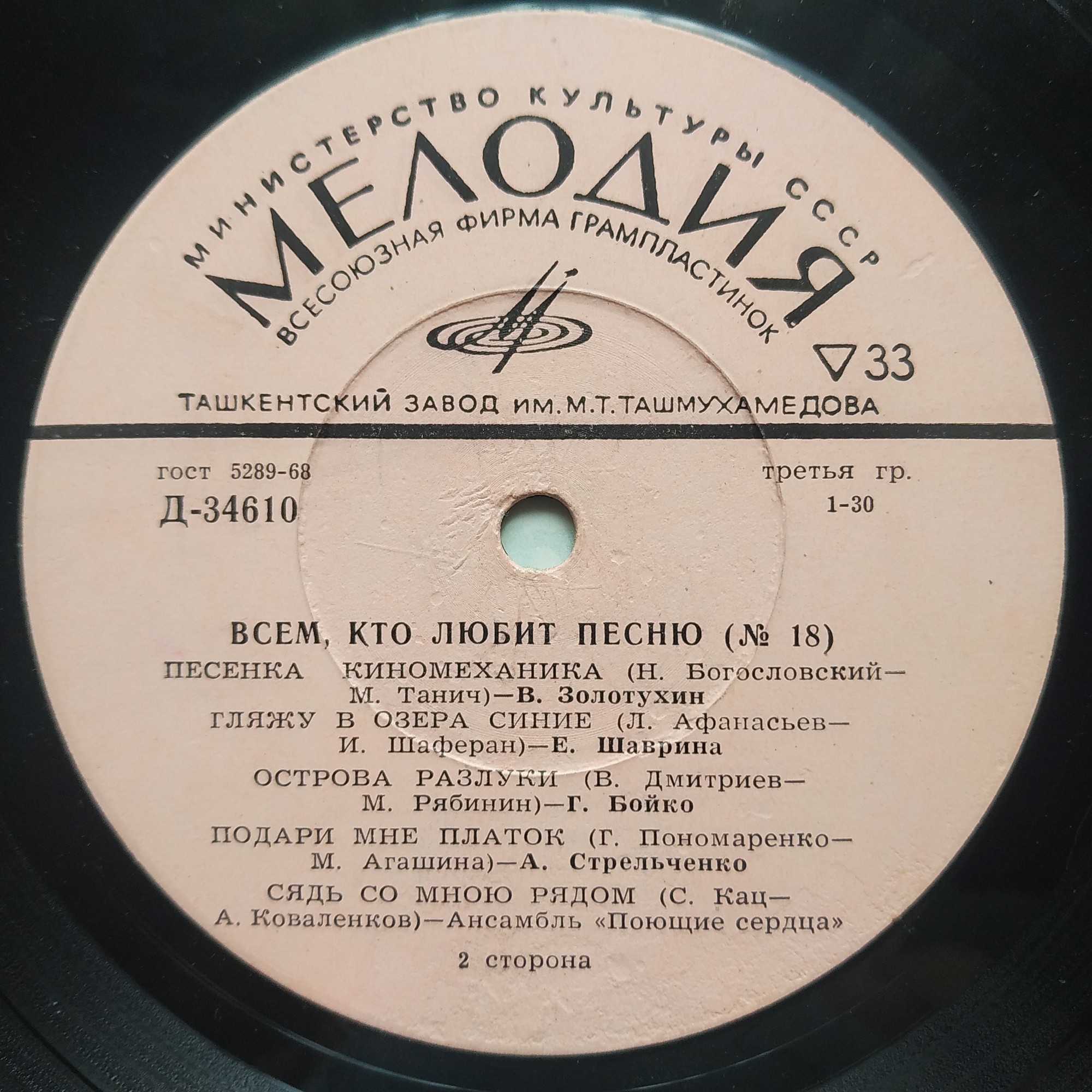 Всем, кто любит песню (№ 18)